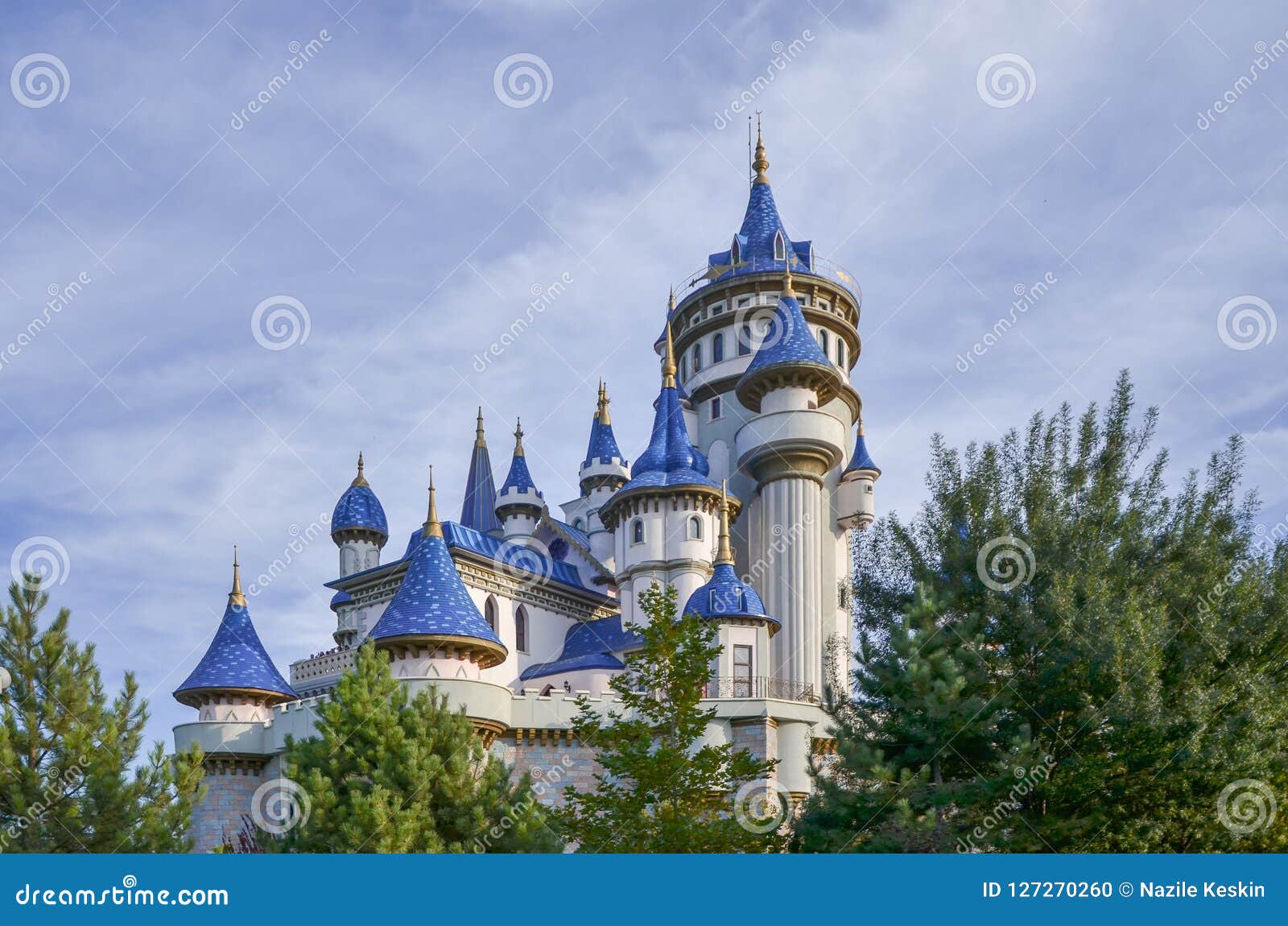 Château De Princesse à Eskisehir Turquie Image stock - Image du