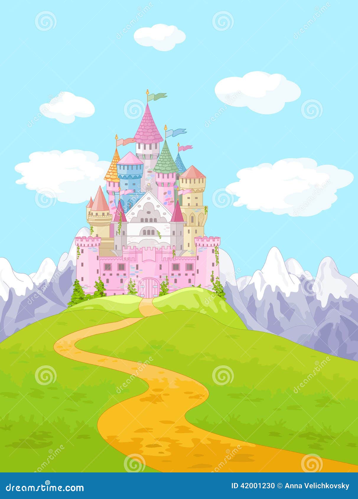 fairy tale castle landscape