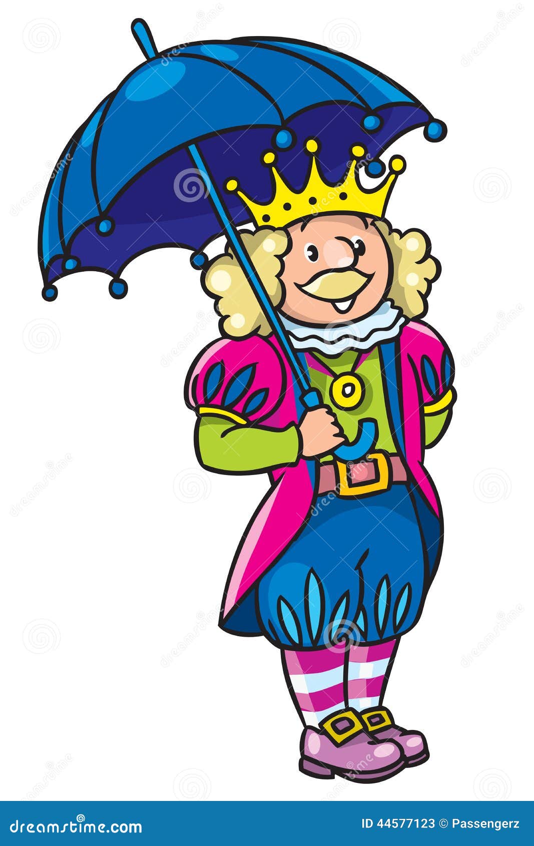 Fairy tale king stock vector. Illustration of medieval - 44577123