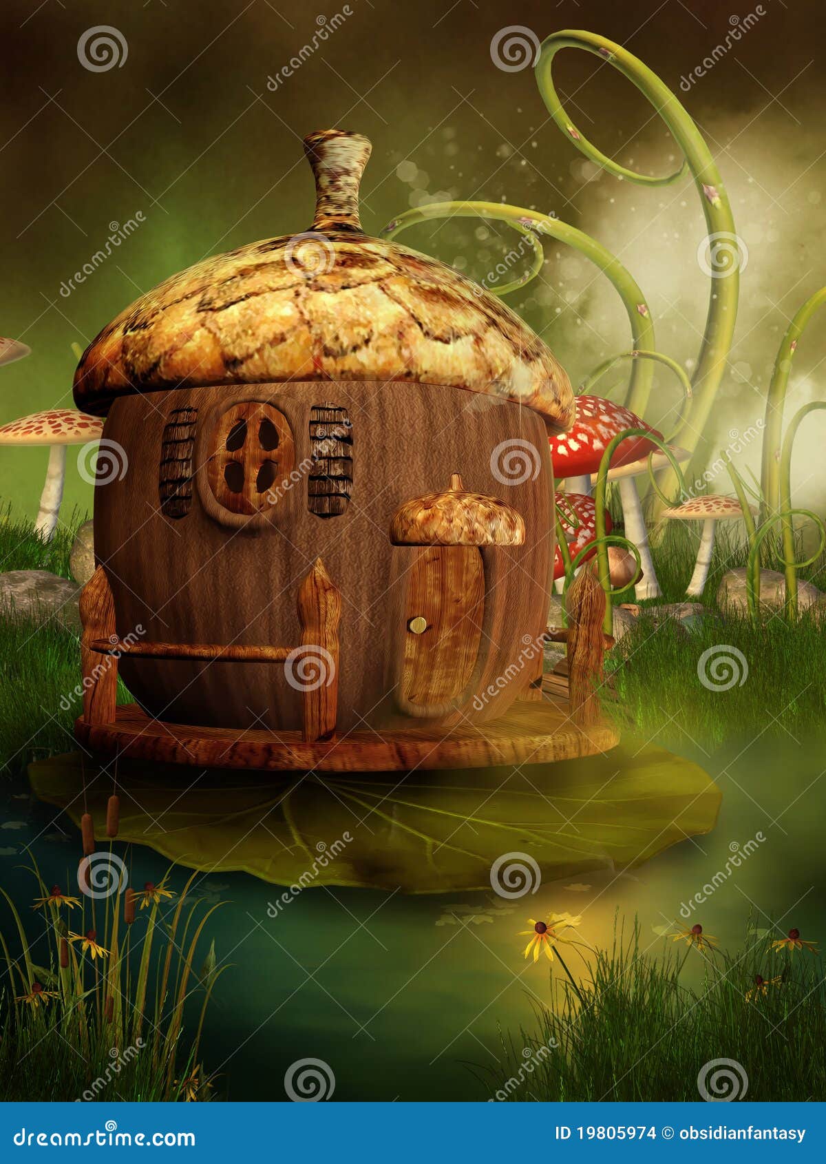 fairytale acorn house