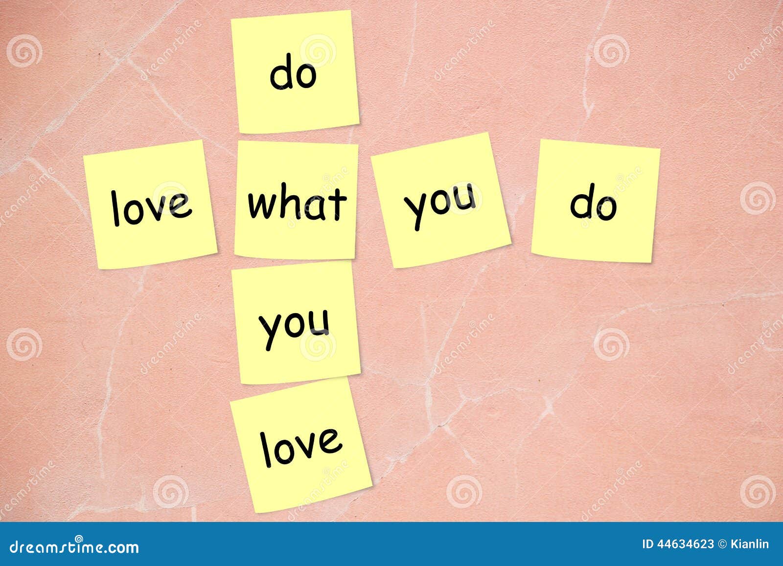 Faites ce que vous aimez image stock. Image du faire 44634623