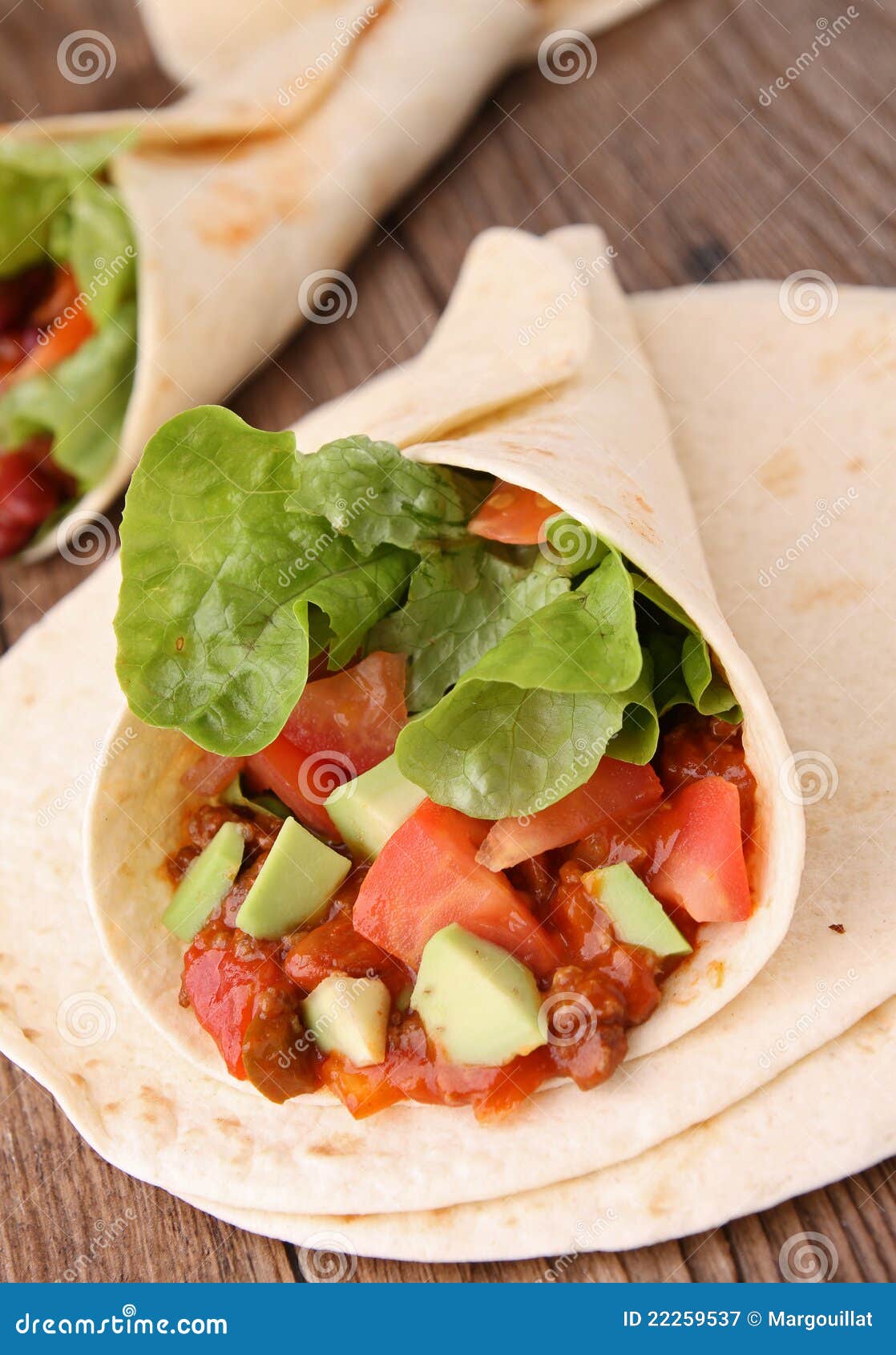 Fajita burrito stock image. Image of recipe, fajita, dinner 22259537