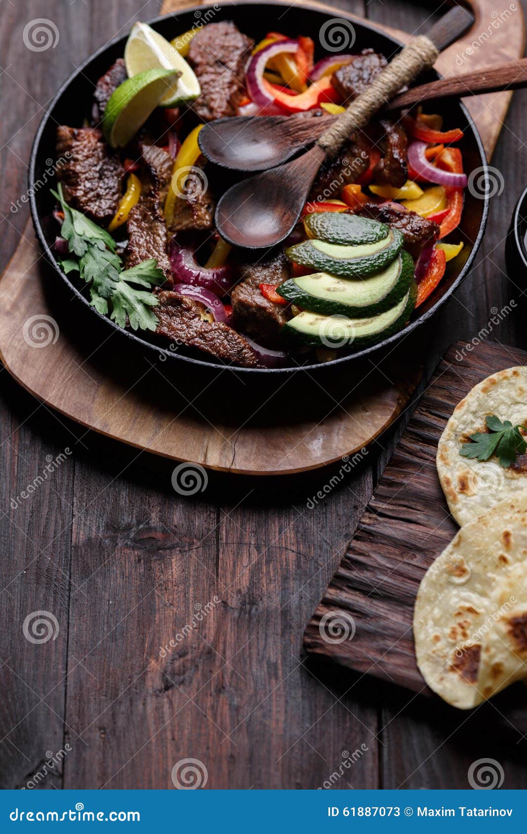 Fajitas De La Carne De Vaca Imagen de archivo Imagen de carne, tapa