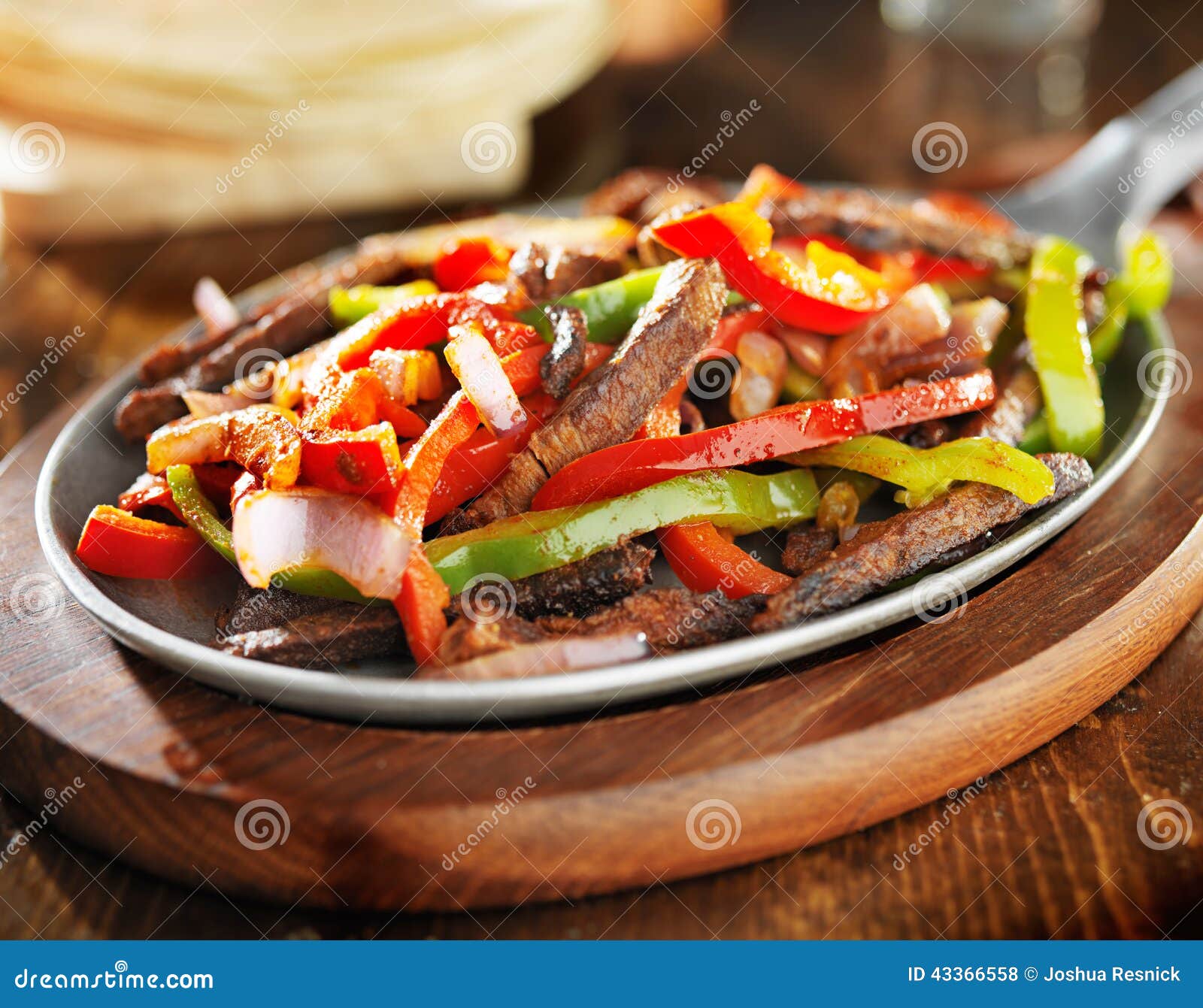 Fajitas Mexicanos De La Carne De Vaca Foto de archivo Imagen de
