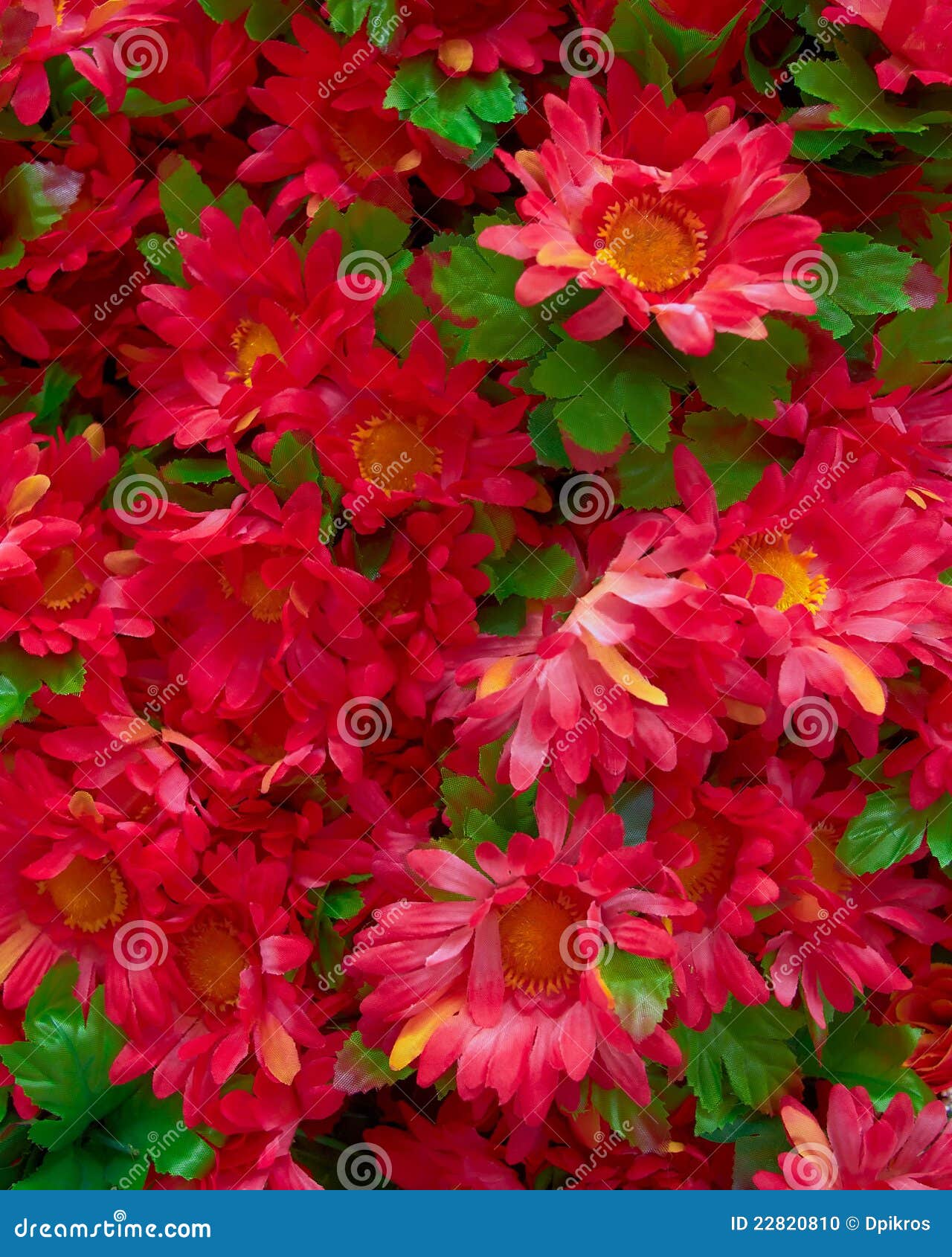 Fake chrysanthemums bunch stock photo. Image of flower 22820810