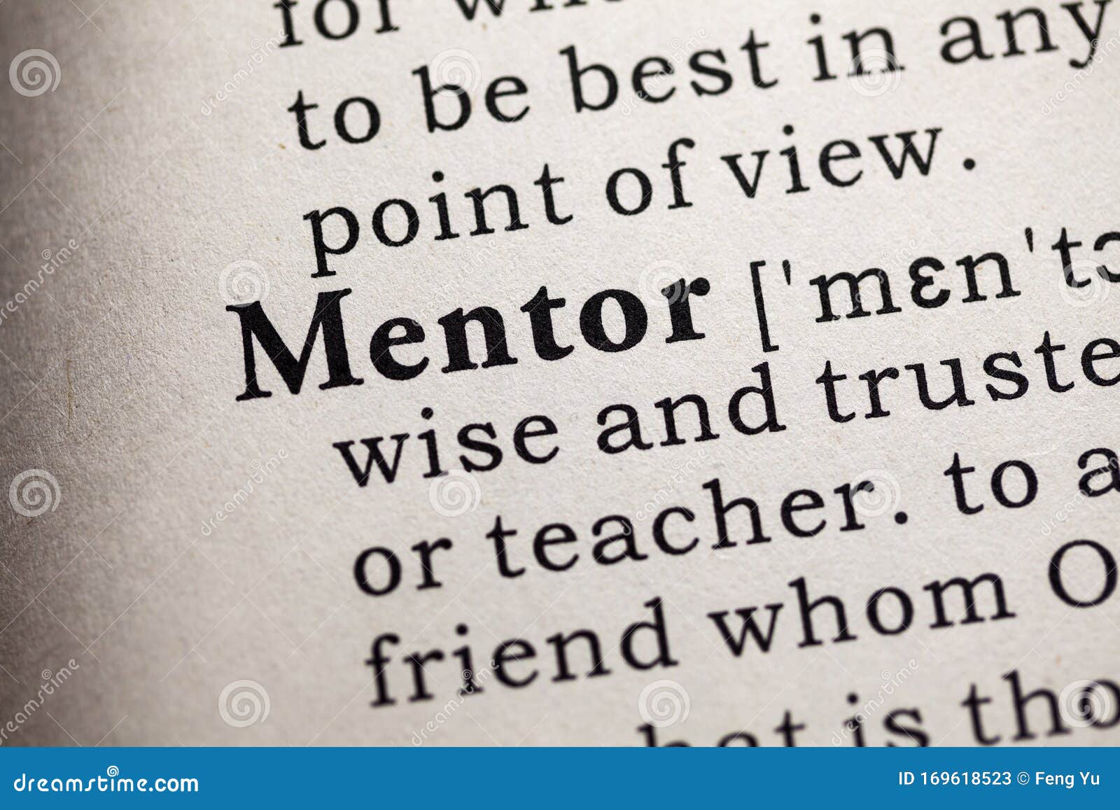 Definition the Word Mentor Stock - Image of mentor: 169618523