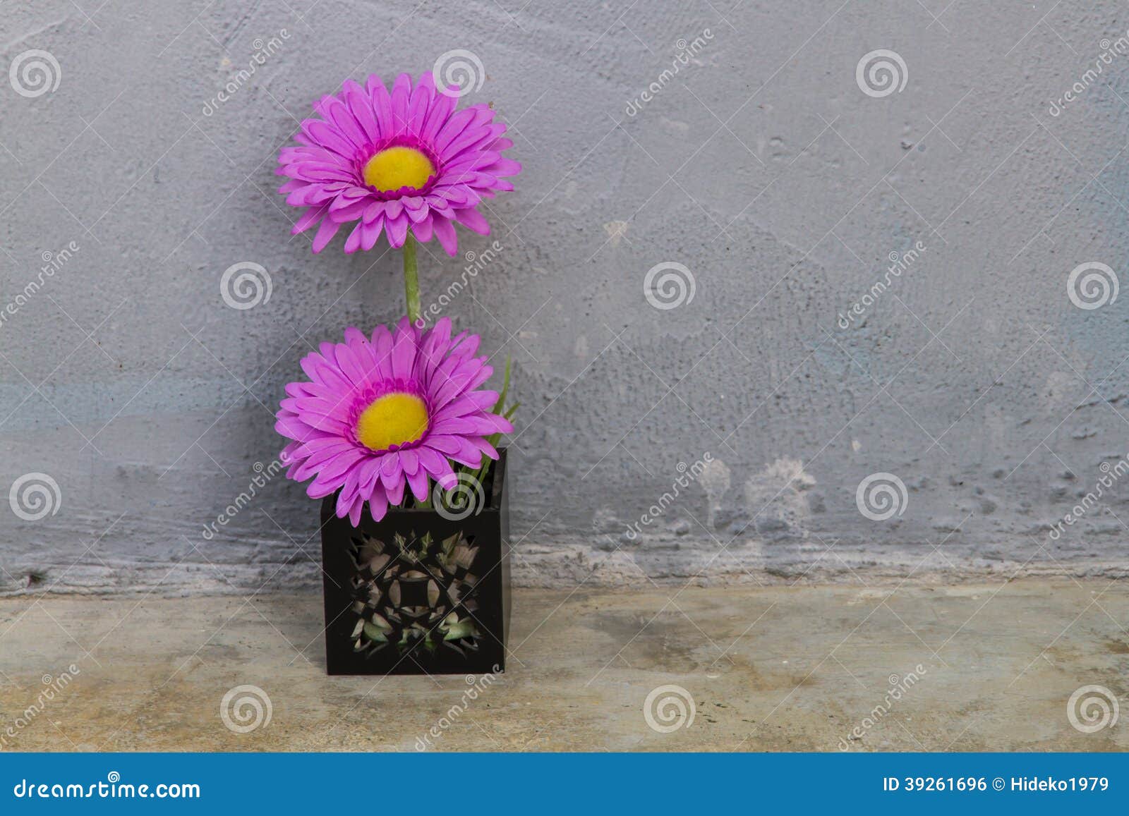 Fake flower pots stock photo. Image of arrangement, floral 39261696