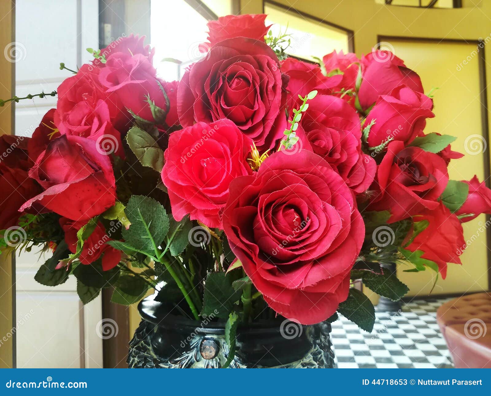 Fake flowers stock image. Image of fake, artificial, roses 44718653