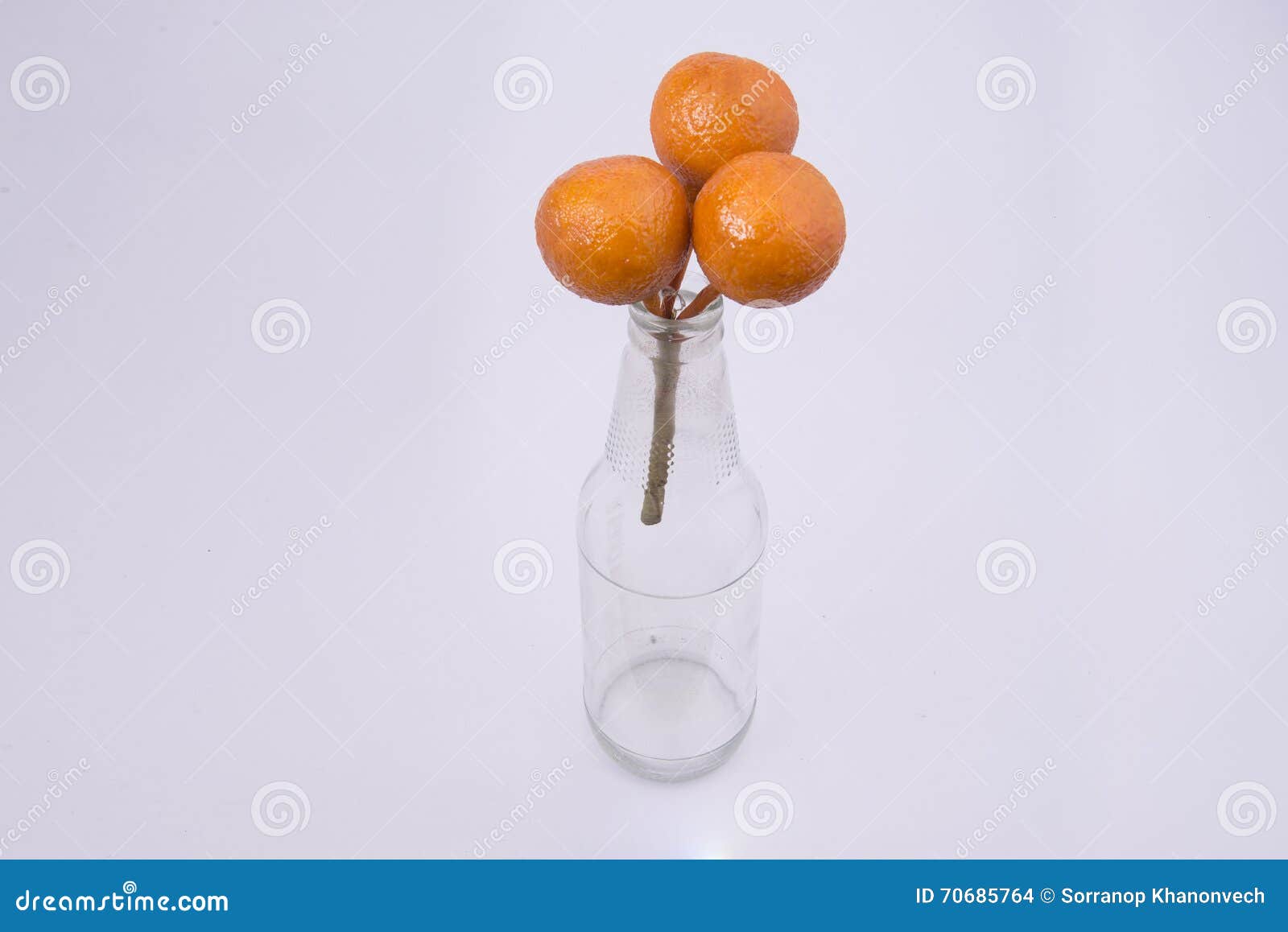 Fake Fruit on Glass Bottles Stock Photo Image of fresh, packing 70685764