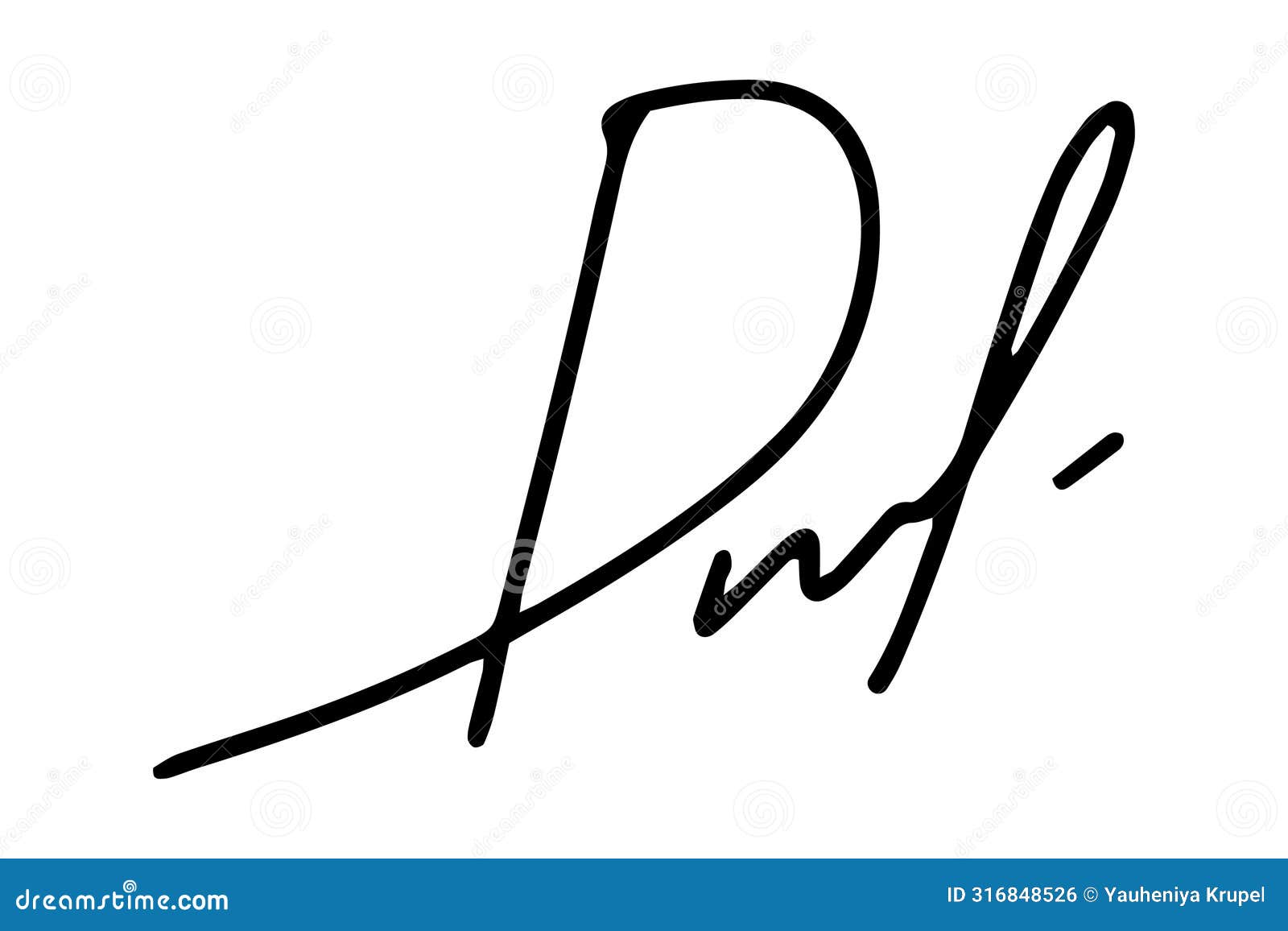 fake hand drawn autographs . handwritten signature scribble for business certificate or letter.