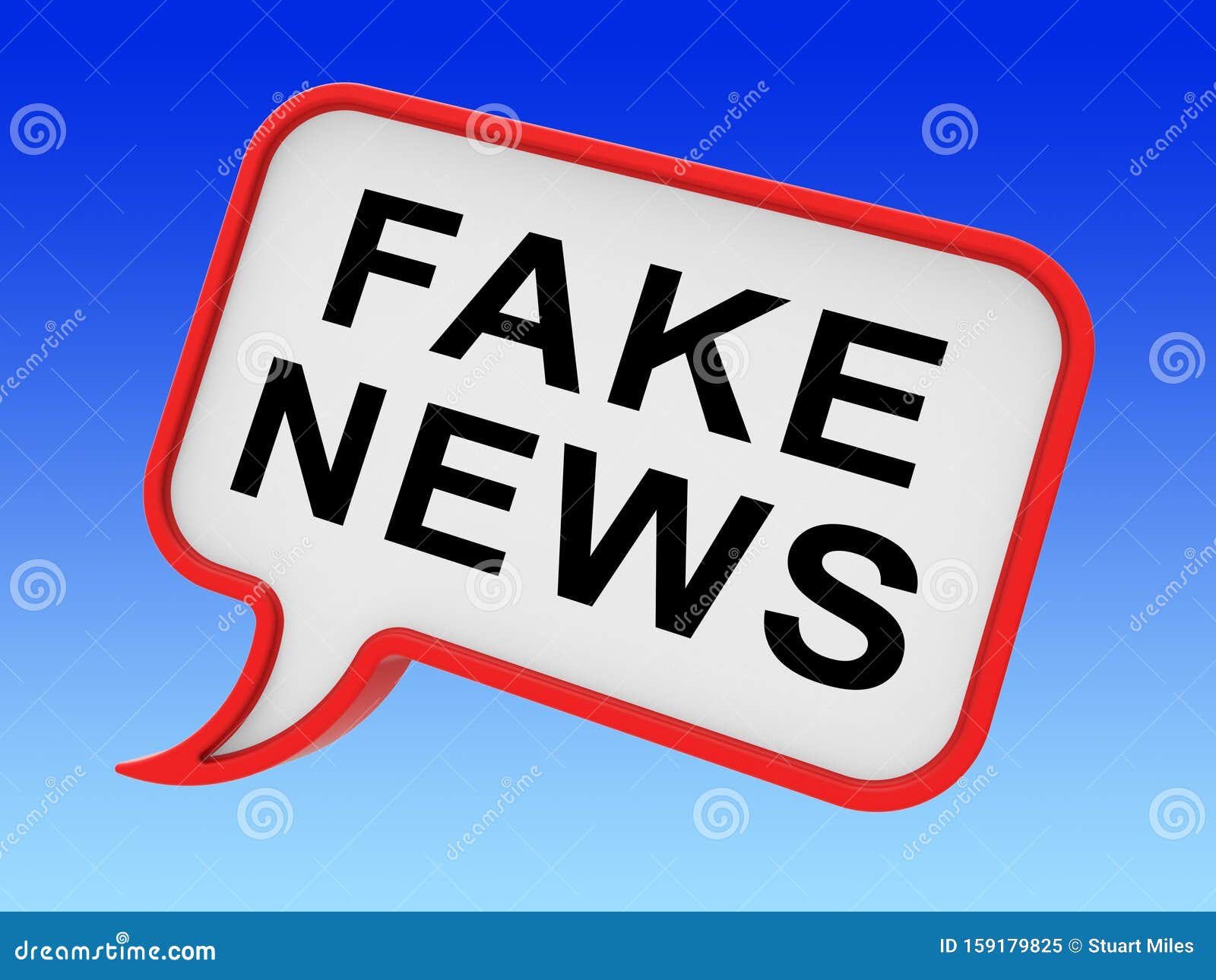 Fake News Icon Speech Bubble Means Misinformation or Disinformation ...