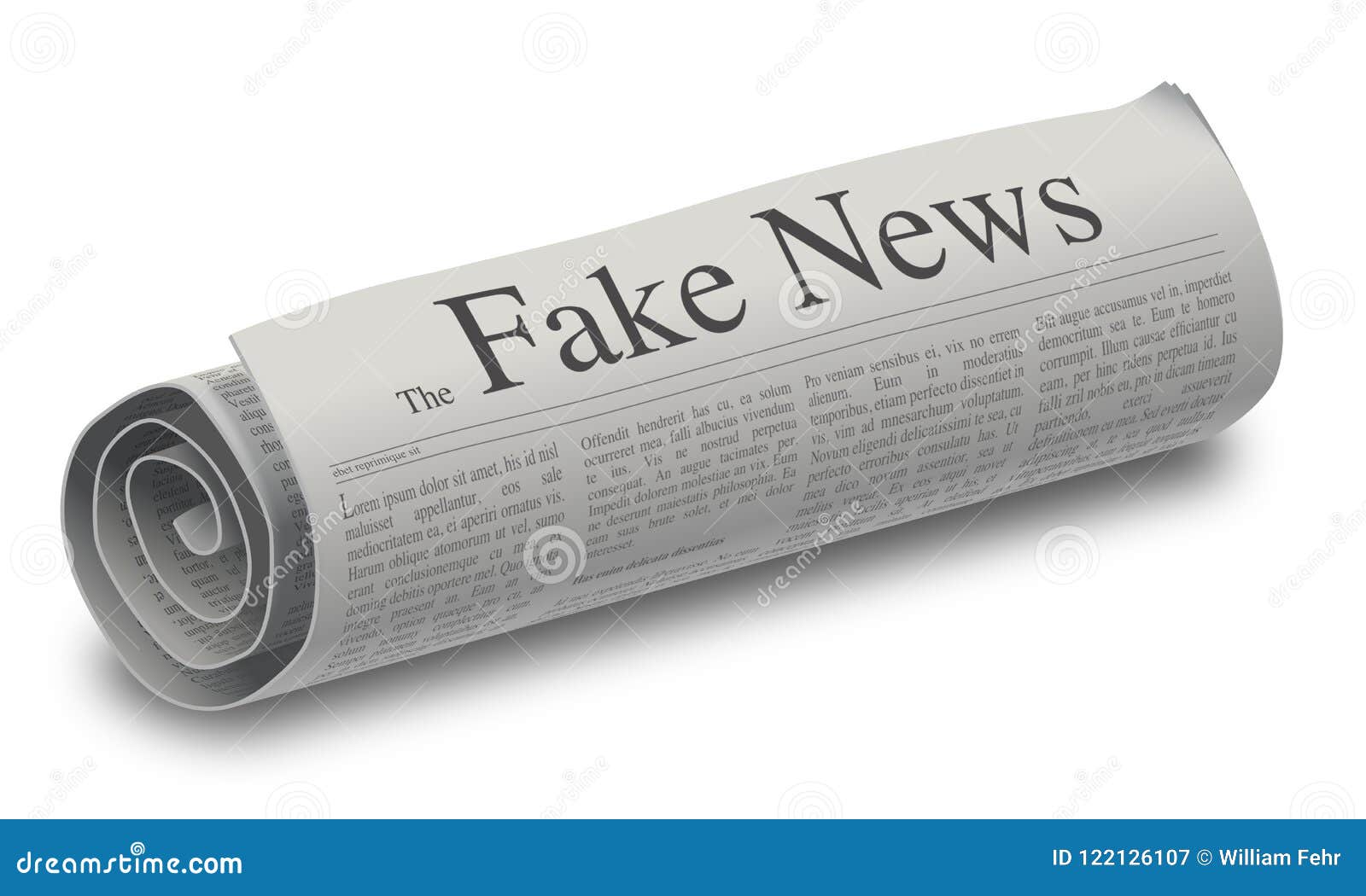 The Fake News newspaper stock image. Illustration of trump - 122126107