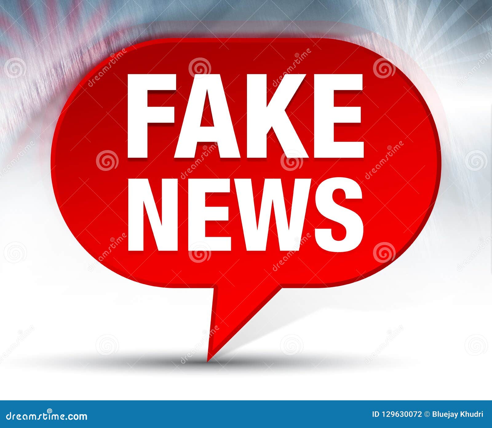 Fake News Red Bubble Background Stock Illustration - Illustration of ...