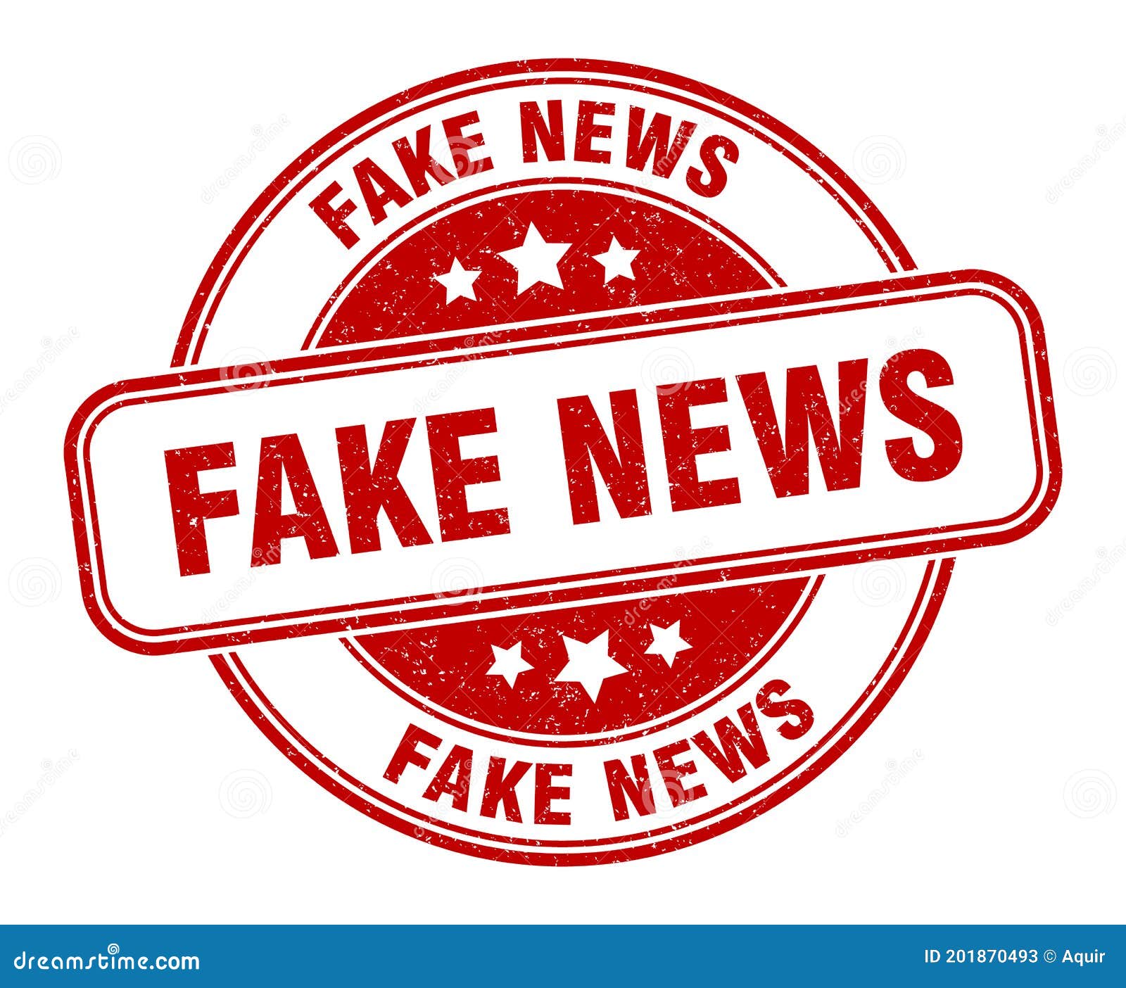 Fake News Stamp. Fake News Round Grunge Sign. Stock Vector ...