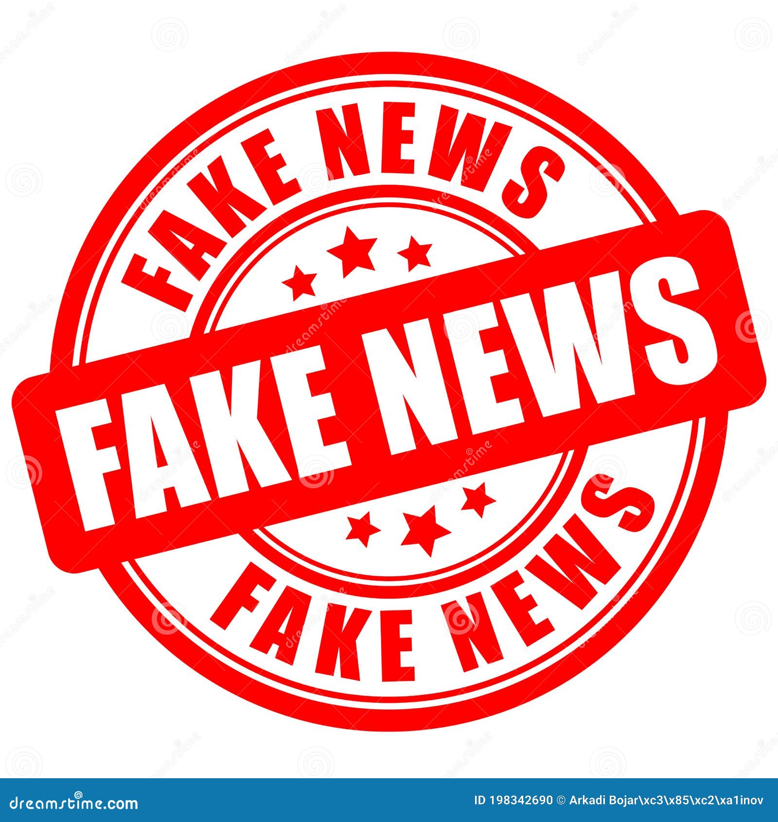 Fake news vector sign stock vector. Illustration of disinformation ...