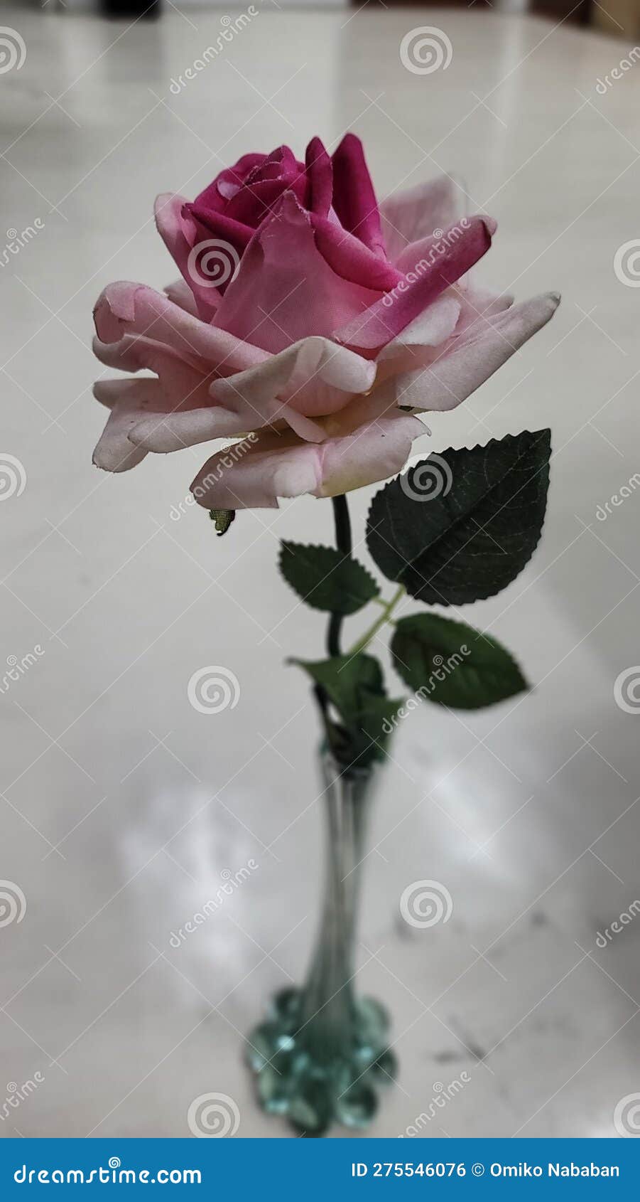 A fake pink roses stock photo. Image of pink, green 275546076