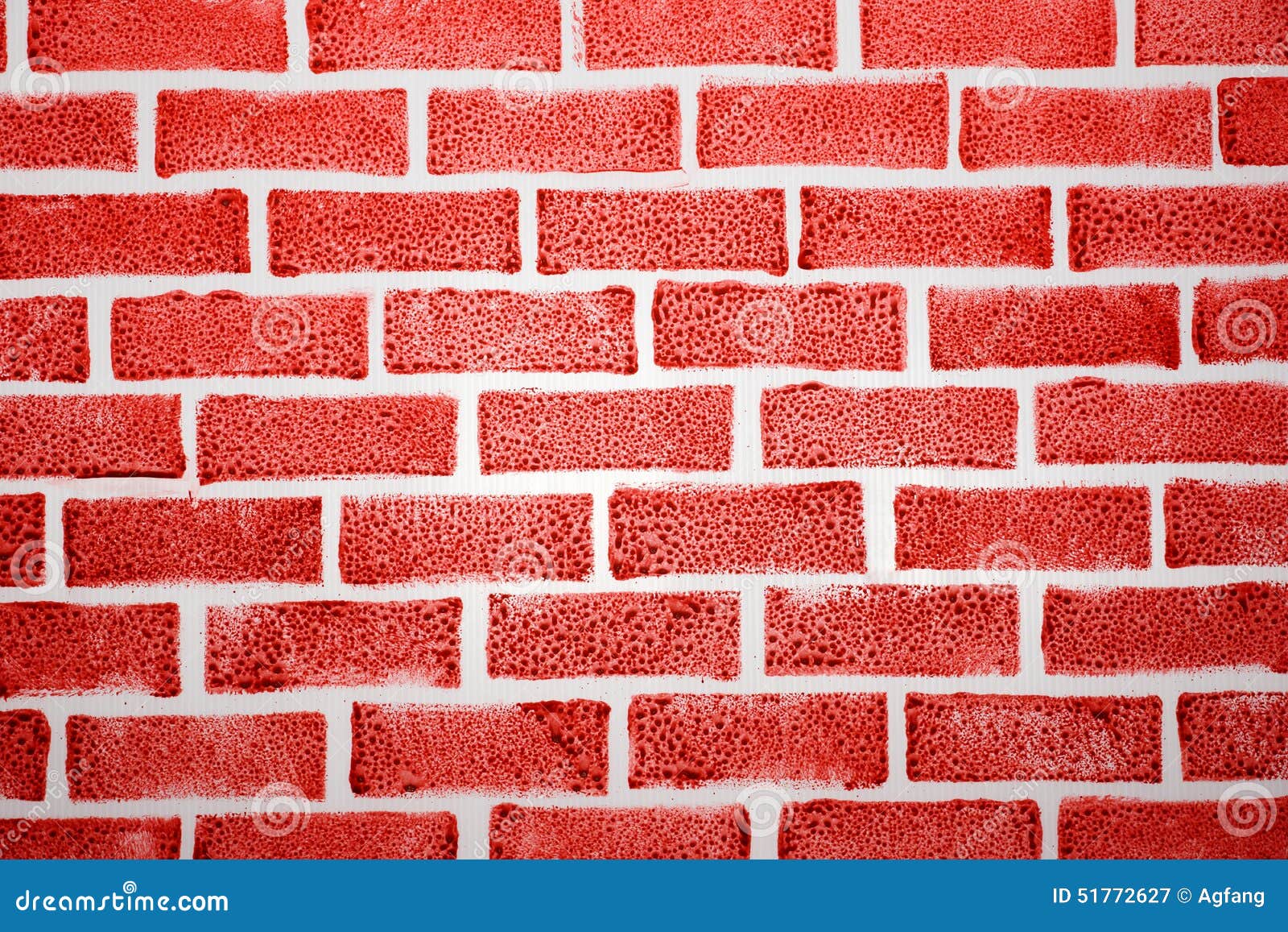 Fake red brick background stock illustration. Illustration of board