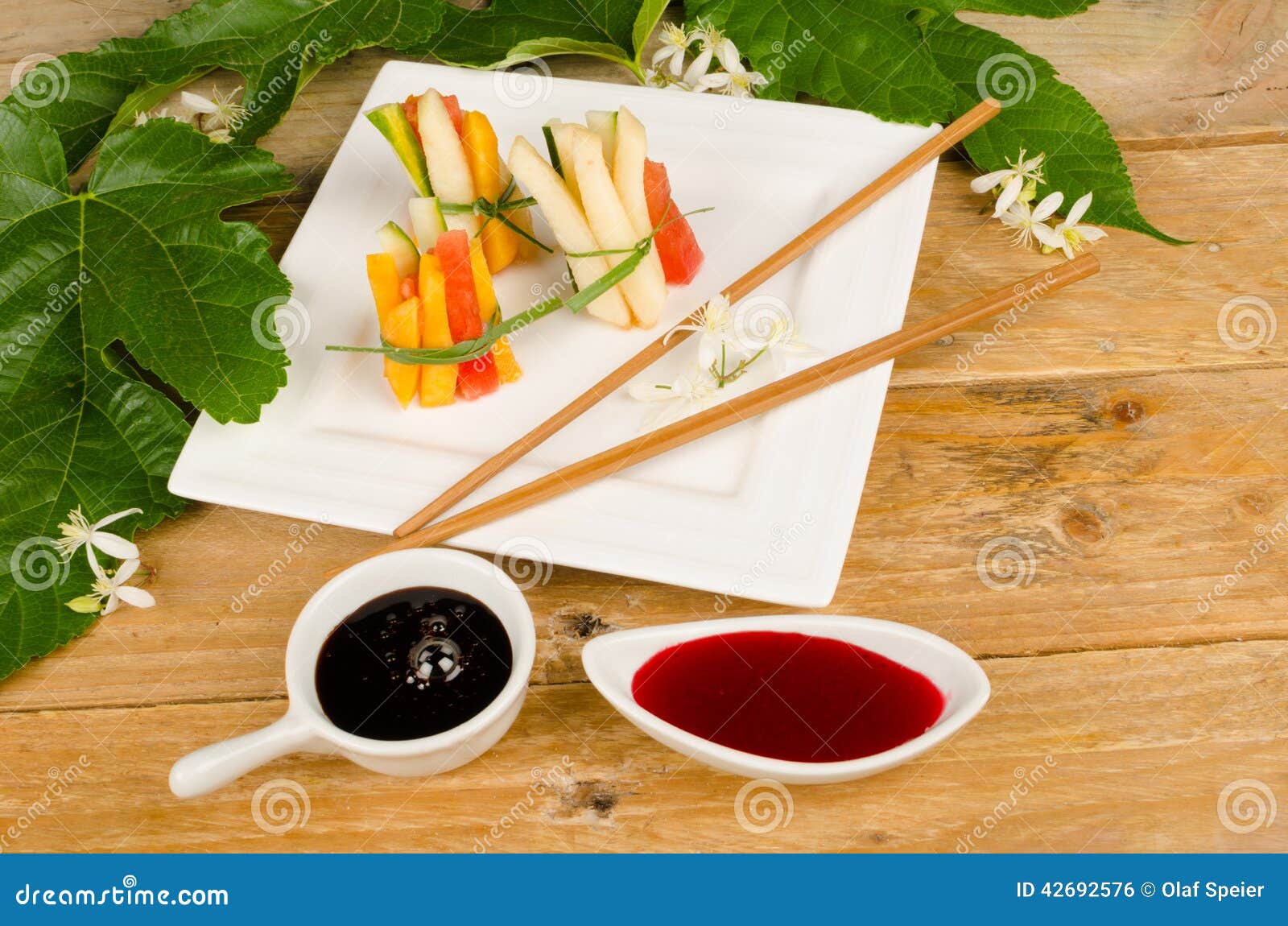 Fake sushi stock photo. Image of plate, juicy, children 42692576