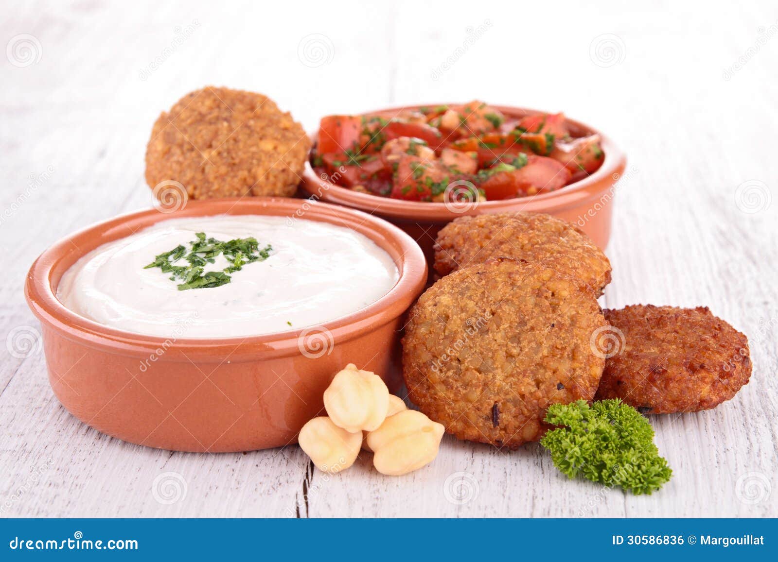 Falafel and dip stock photo. Image of cooked, lunch, cook 30586836