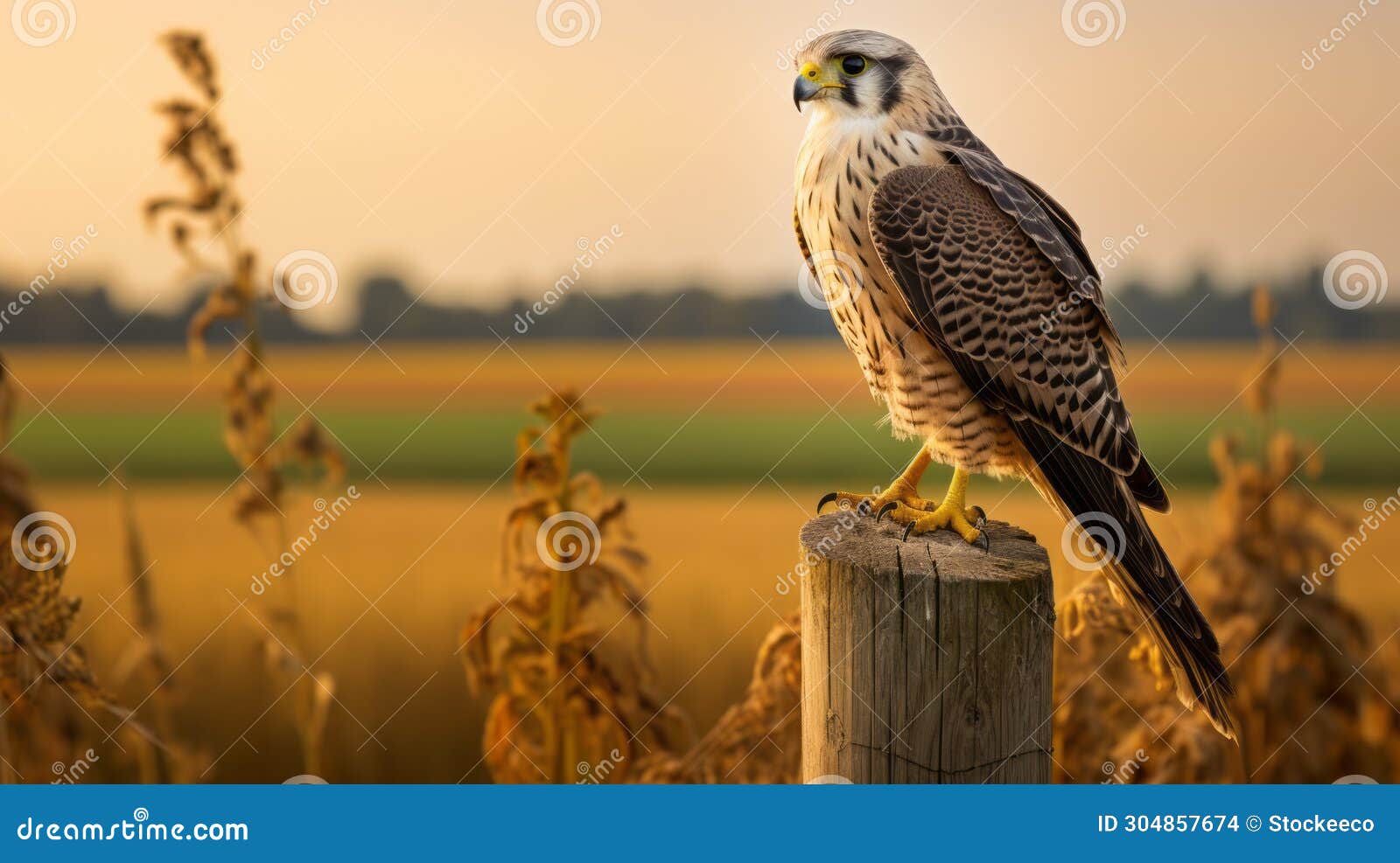 glowing falcon: stunning 8k resolution photo of a happy bird in a field