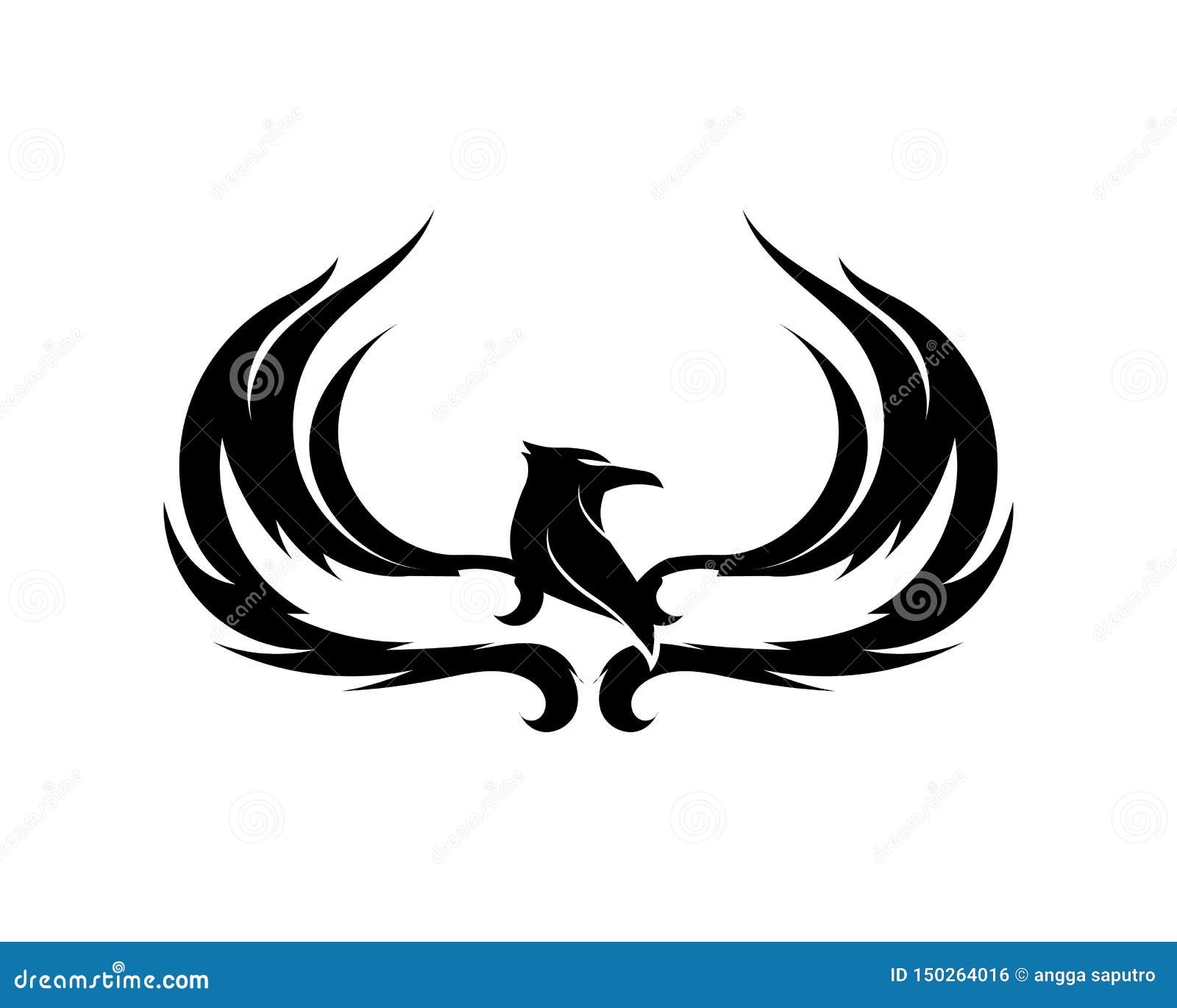 Falcon Wing Logo Template Vector Icon Design Stock Vector ...