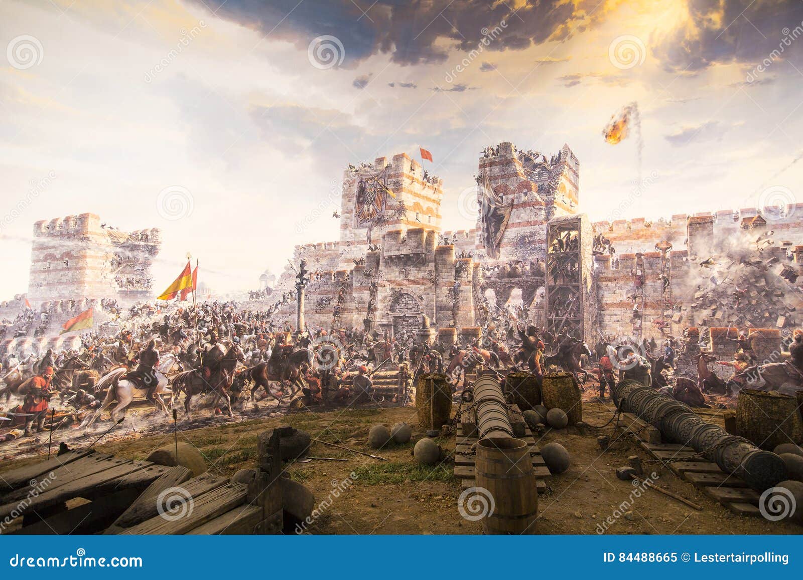 Fall of Constantinople in 1453