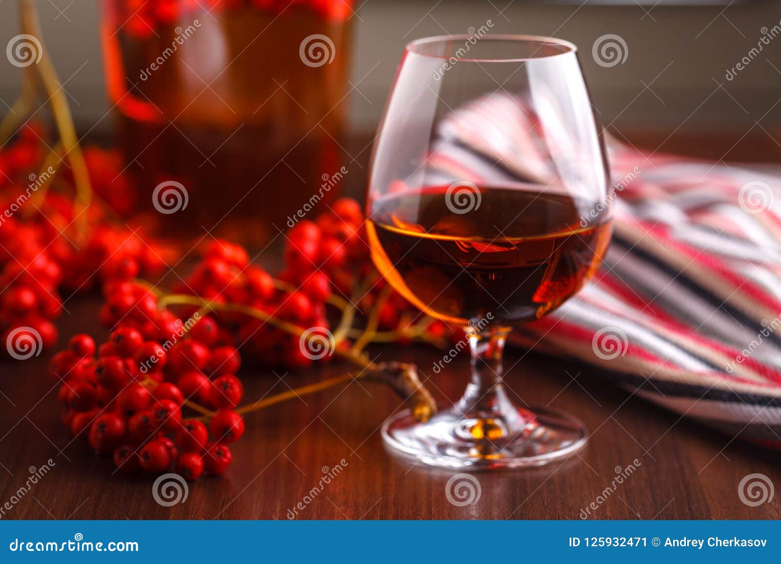 Fall Harvest, Made Alcohol from Berries Stock Image - Image of beverage ...