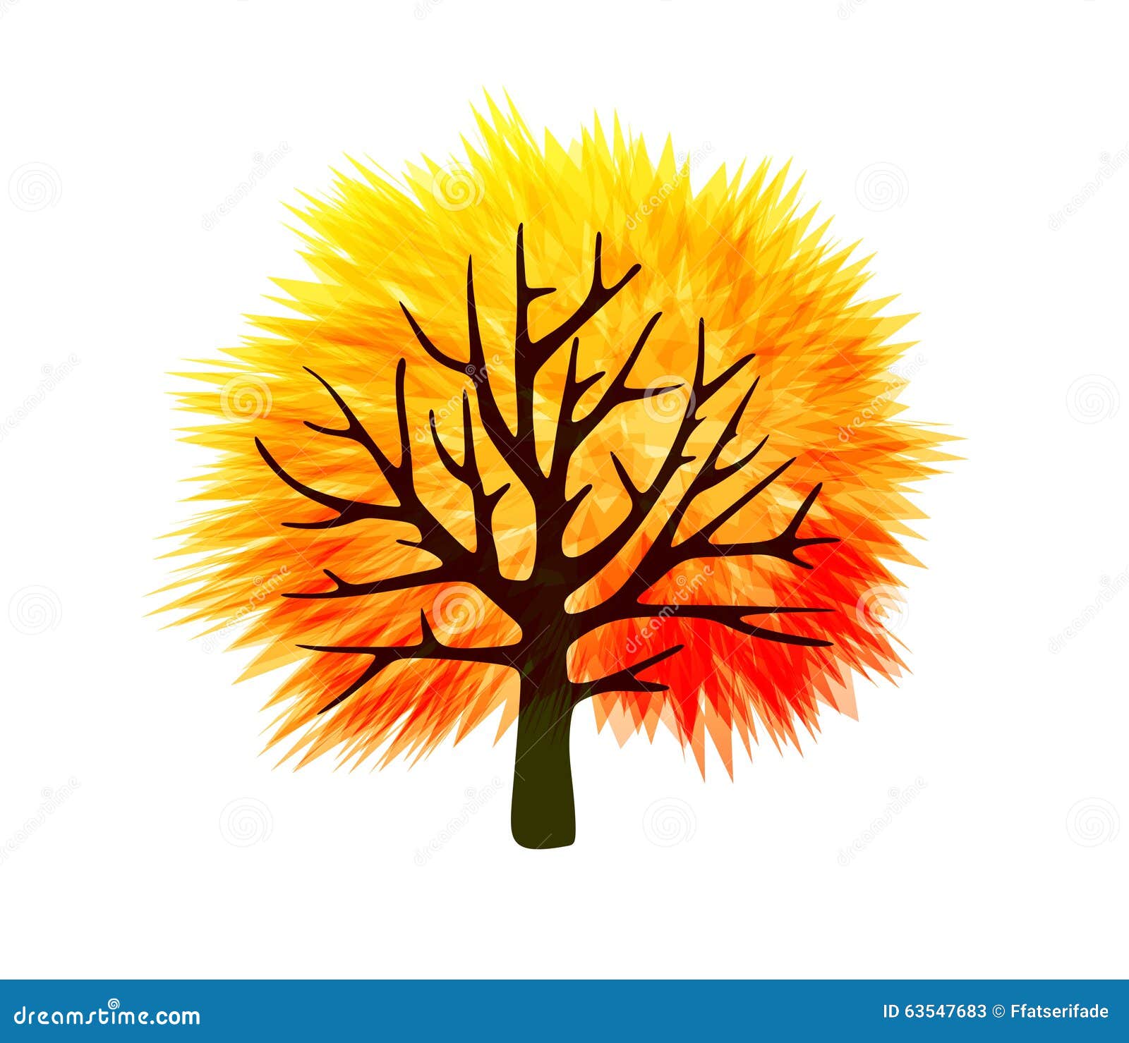 fall-tree-template-stock-illustration-illustration-of-decoration