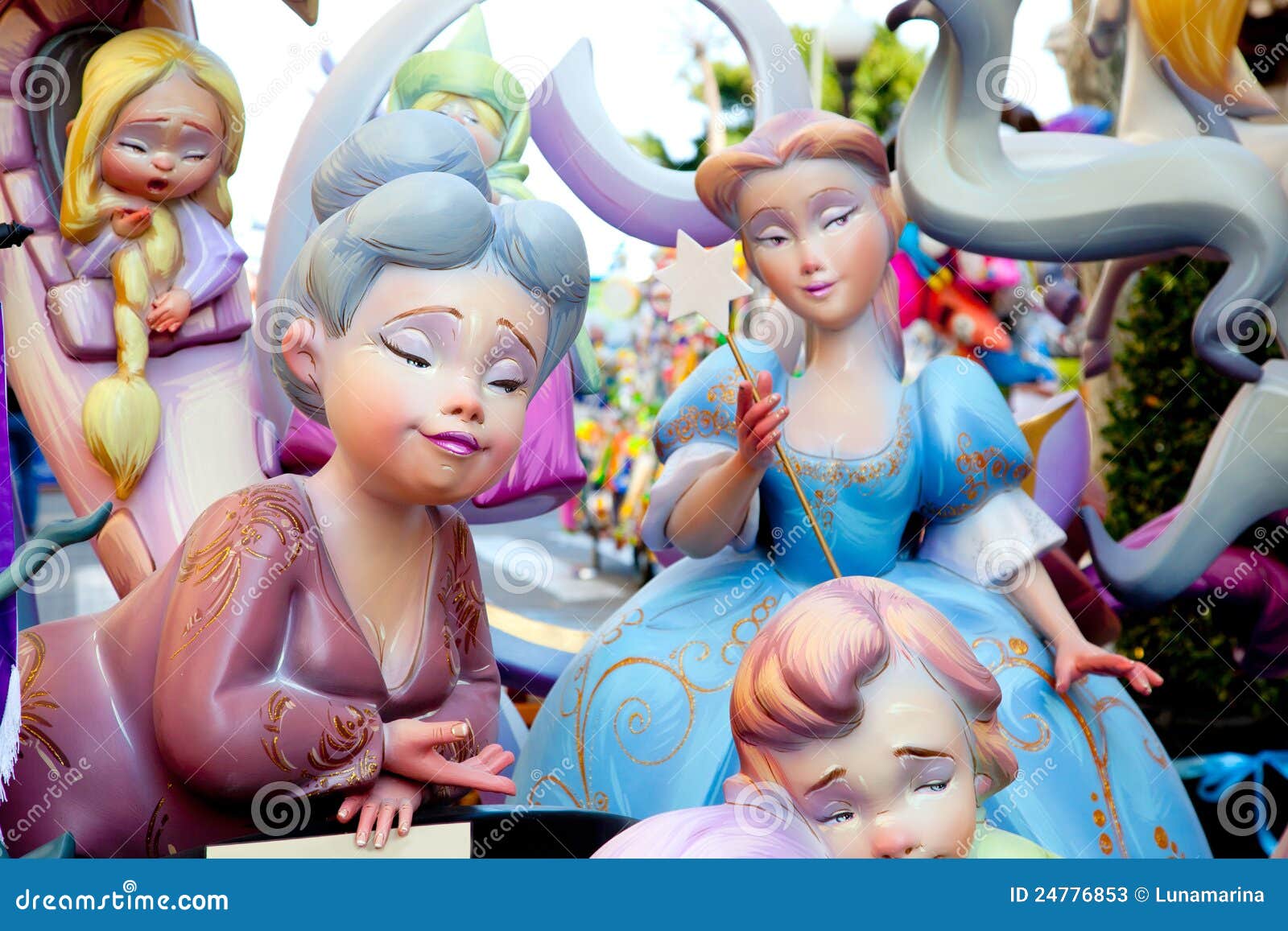 fallas fest figures on valencia province