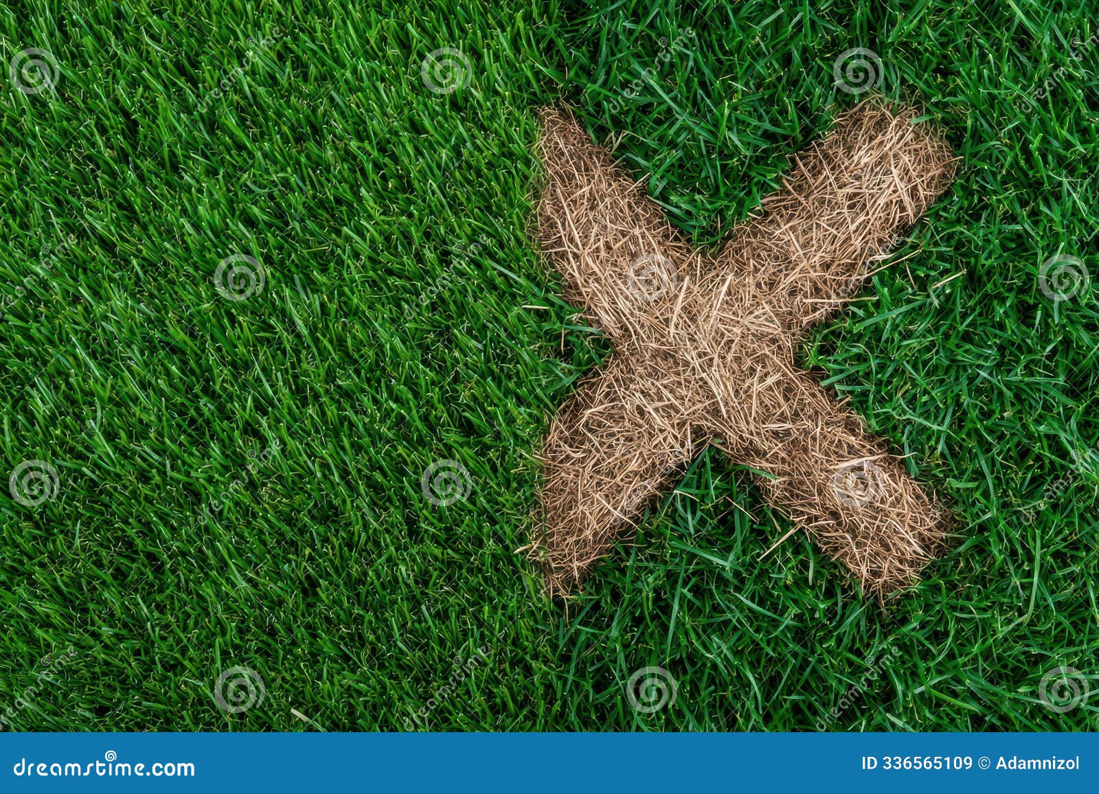 fallen leaves on green grass