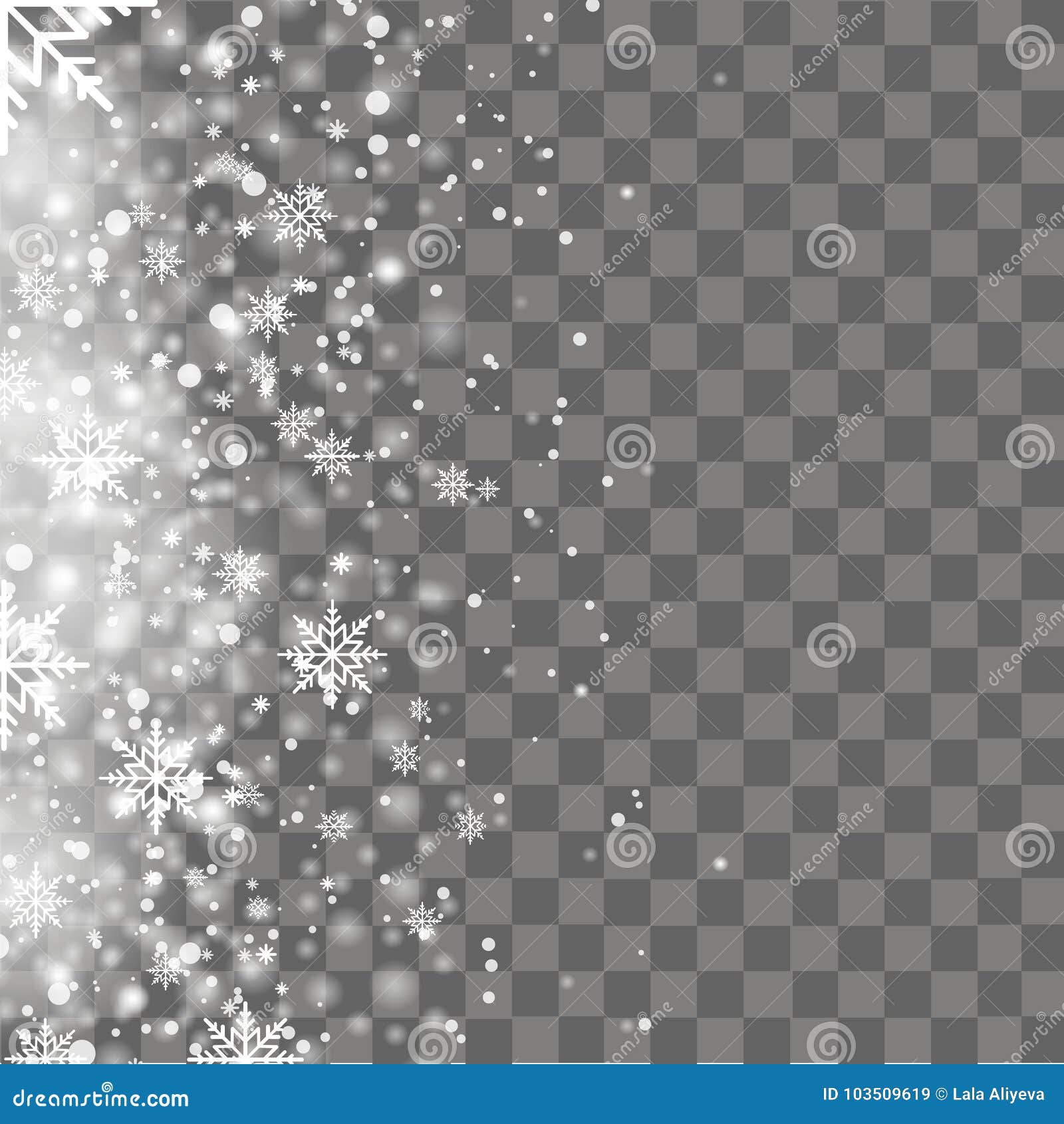 Fallender Glanzender Schnee Oder Schneeflocken Auf Transparentem Hintergrund Vektor Stock Abbildung Illustration Von Transparentem Hintergrund