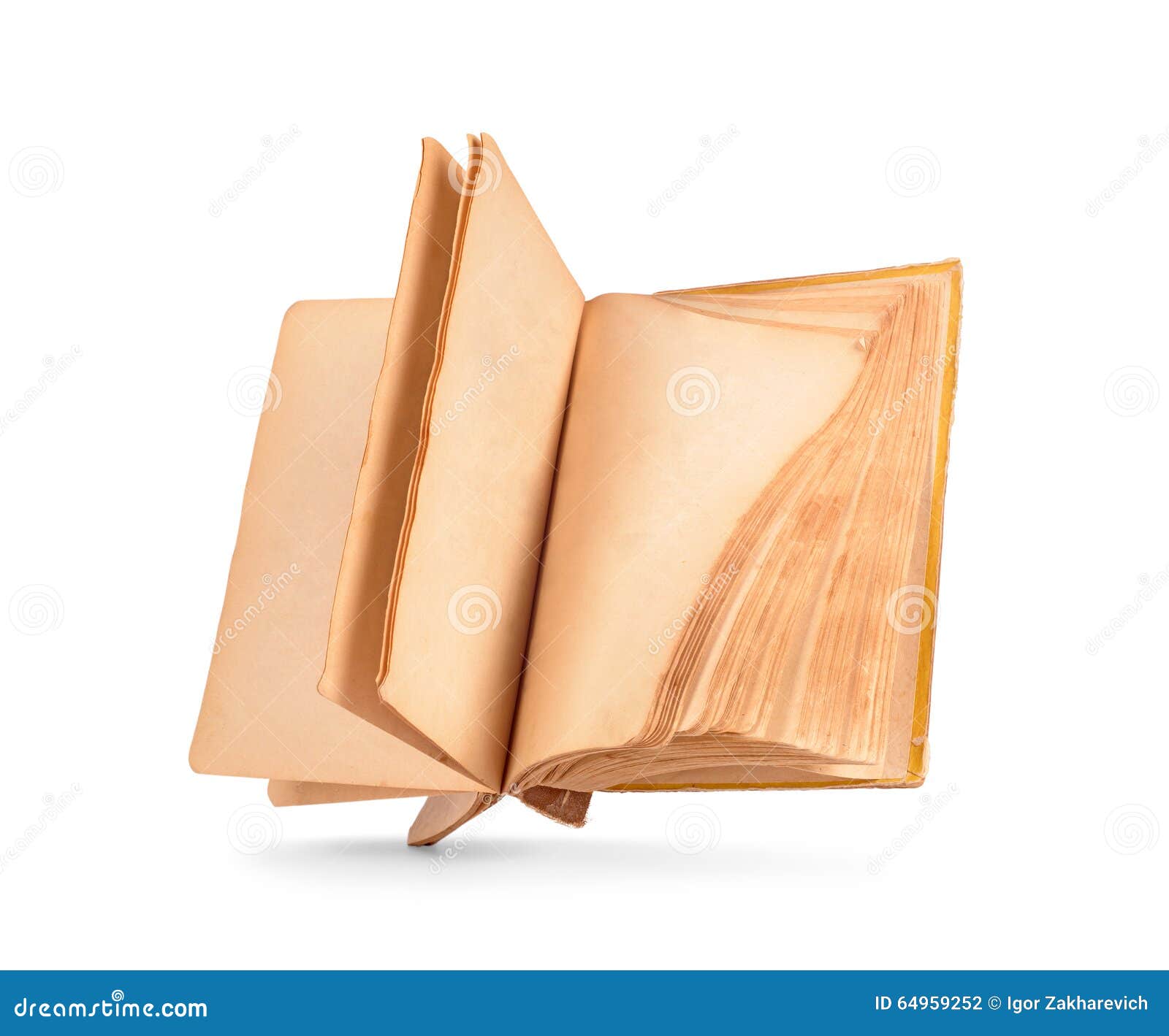Falling Antique Old Book with Moving Pages Stock Photo Image of page, isolated 64959252