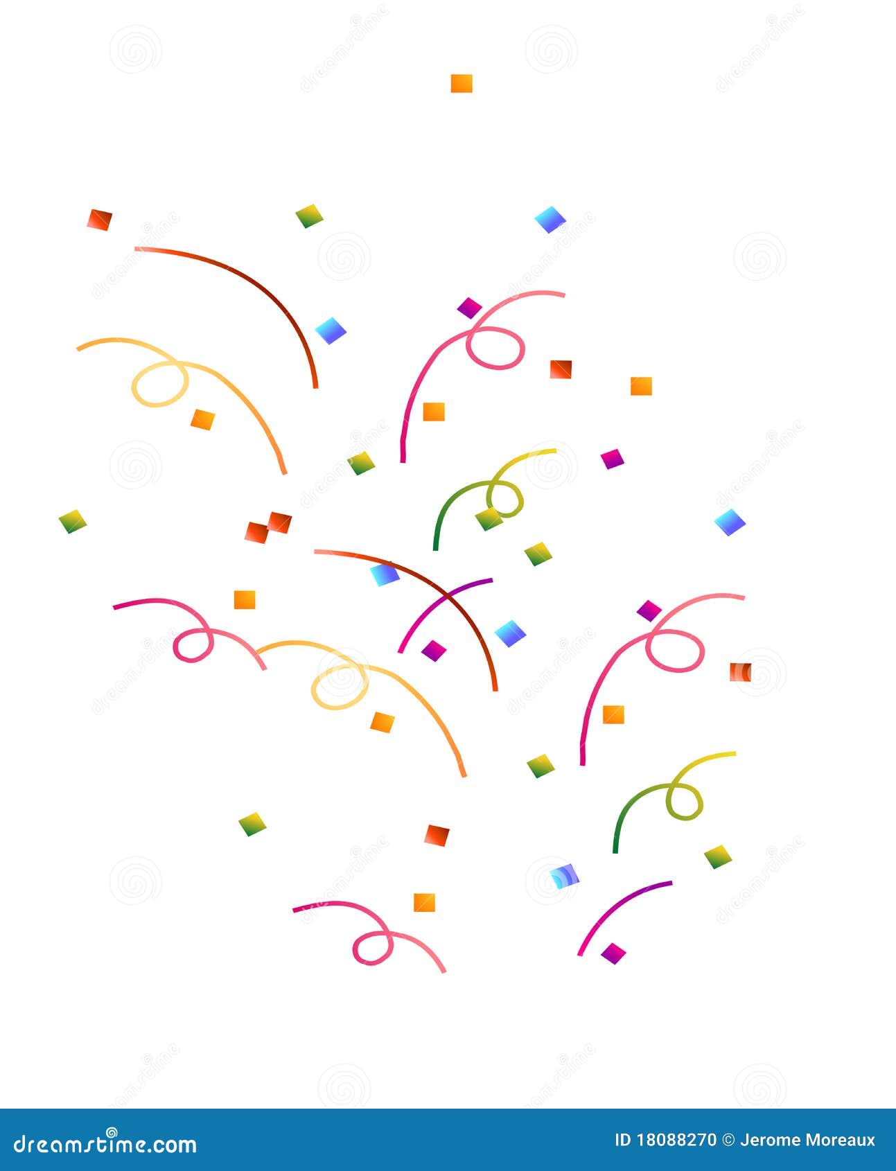 Falling Confetti stock illustration. Illustration of xmas 18088270