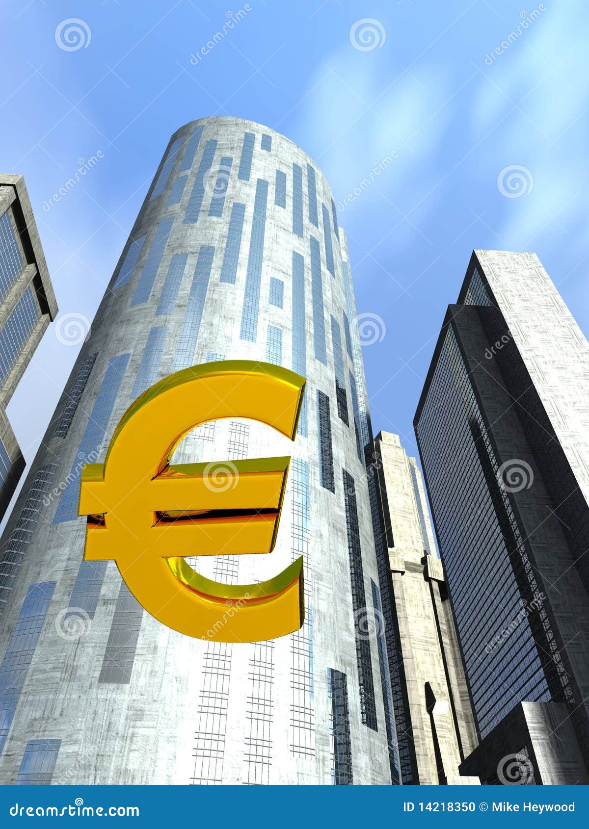 Falling Euro stock illustration. Illustration of financial 14218350