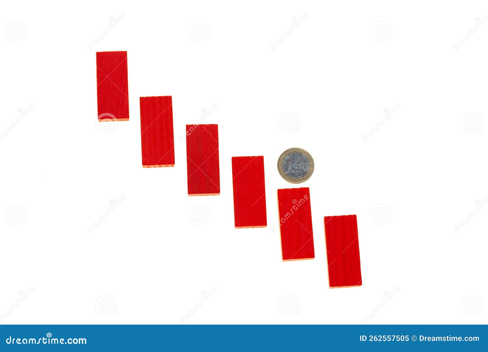 Falling Euro Currency Euro Inflation One Euro Coin On A Red Step charts-show-shocking-news-on-treasury-bonds-usd