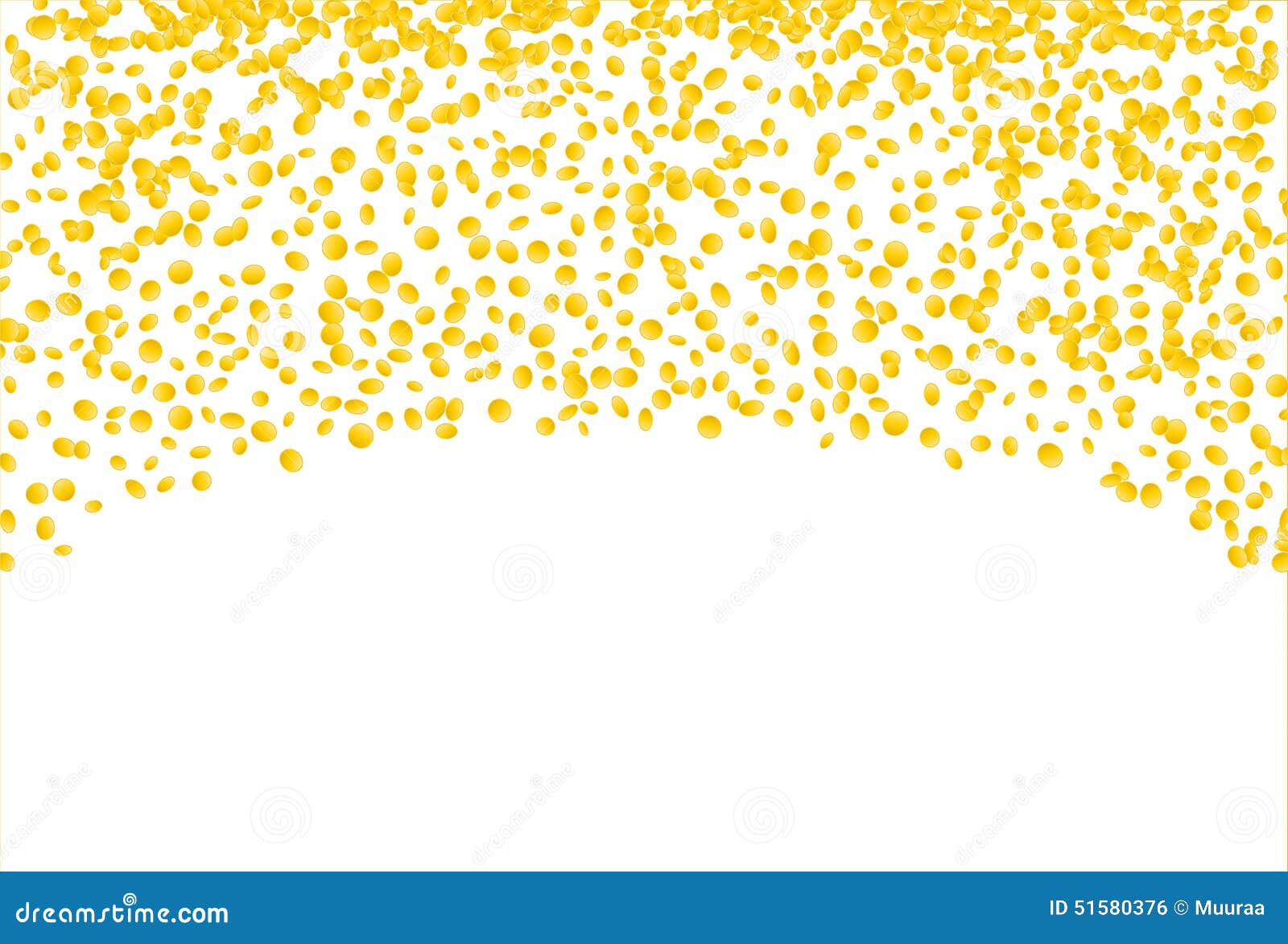 Falling gold confetti stock vector. Illustration of happy 51580376
