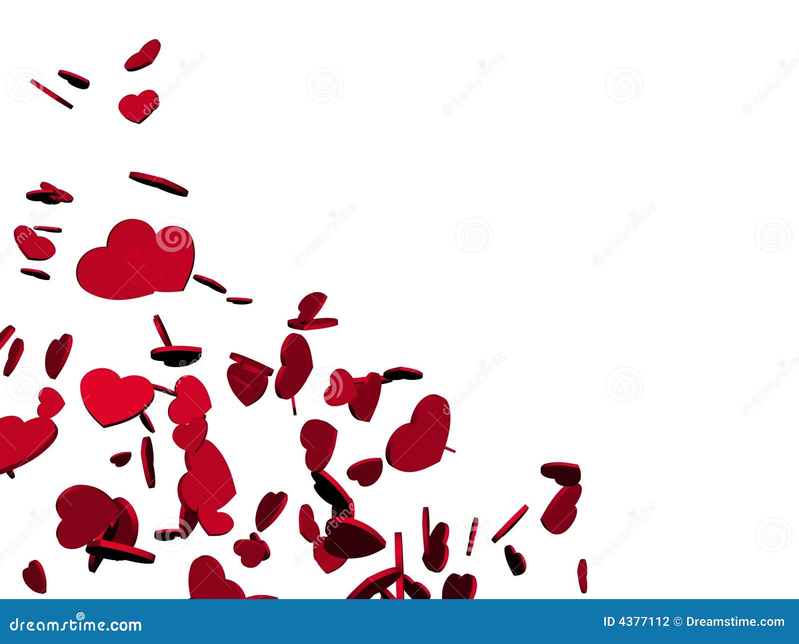 Falling Hearts stock illustration. Illustration of pattern - 43771121300 x 1065