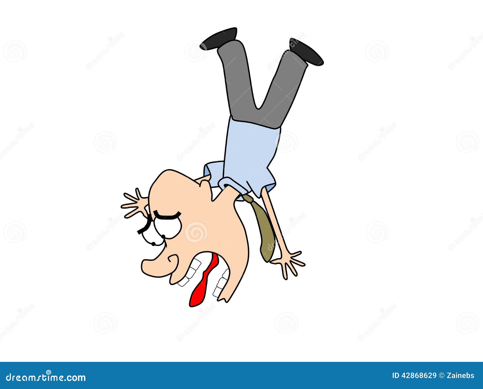 Falling man stock vector Illustration of descend come 