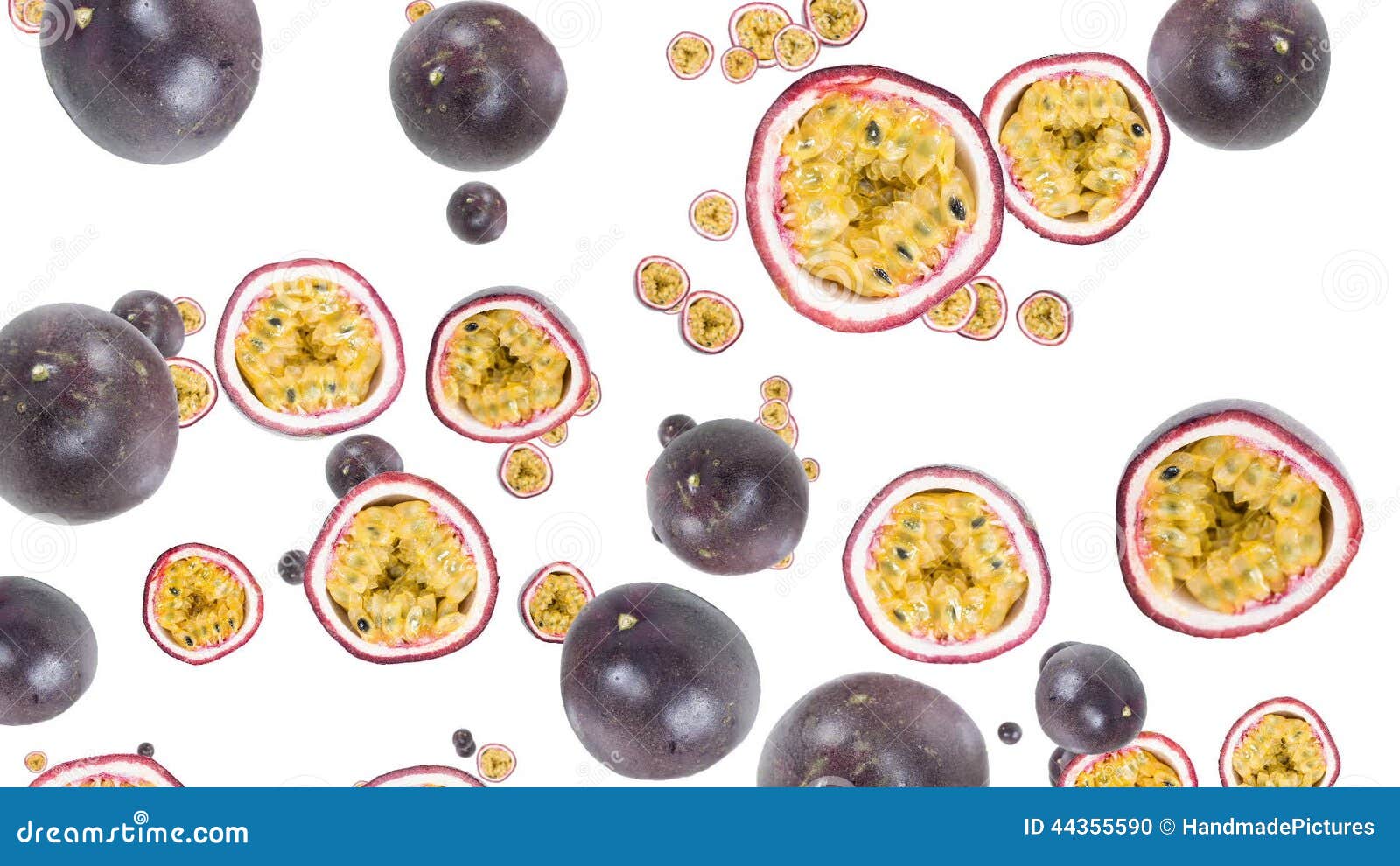 Falling Passion Fruit stock footage. Video of studio 44355590