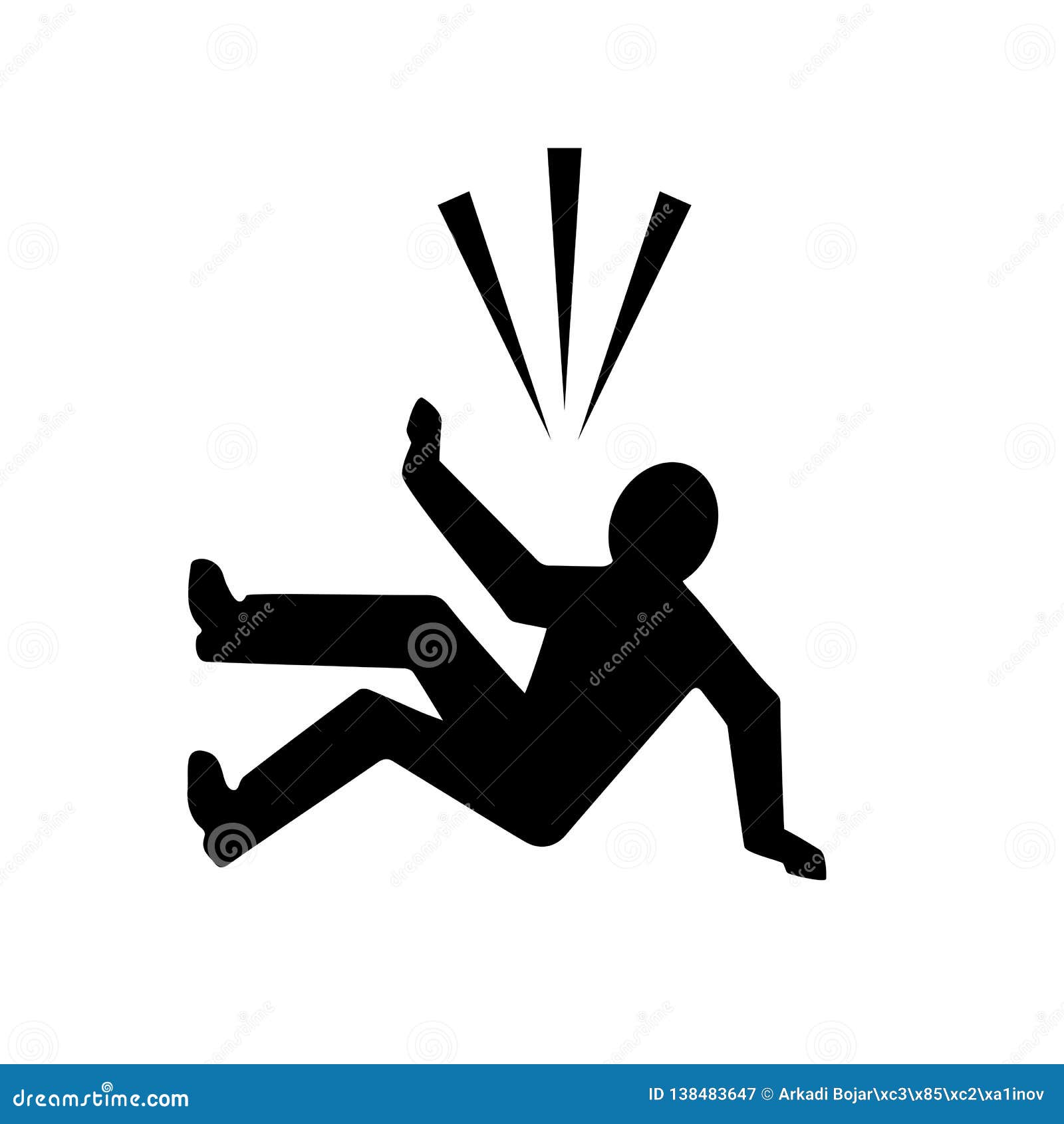 Falling Person Silhouette Stock Photography | CartoonDealer.com #14506196