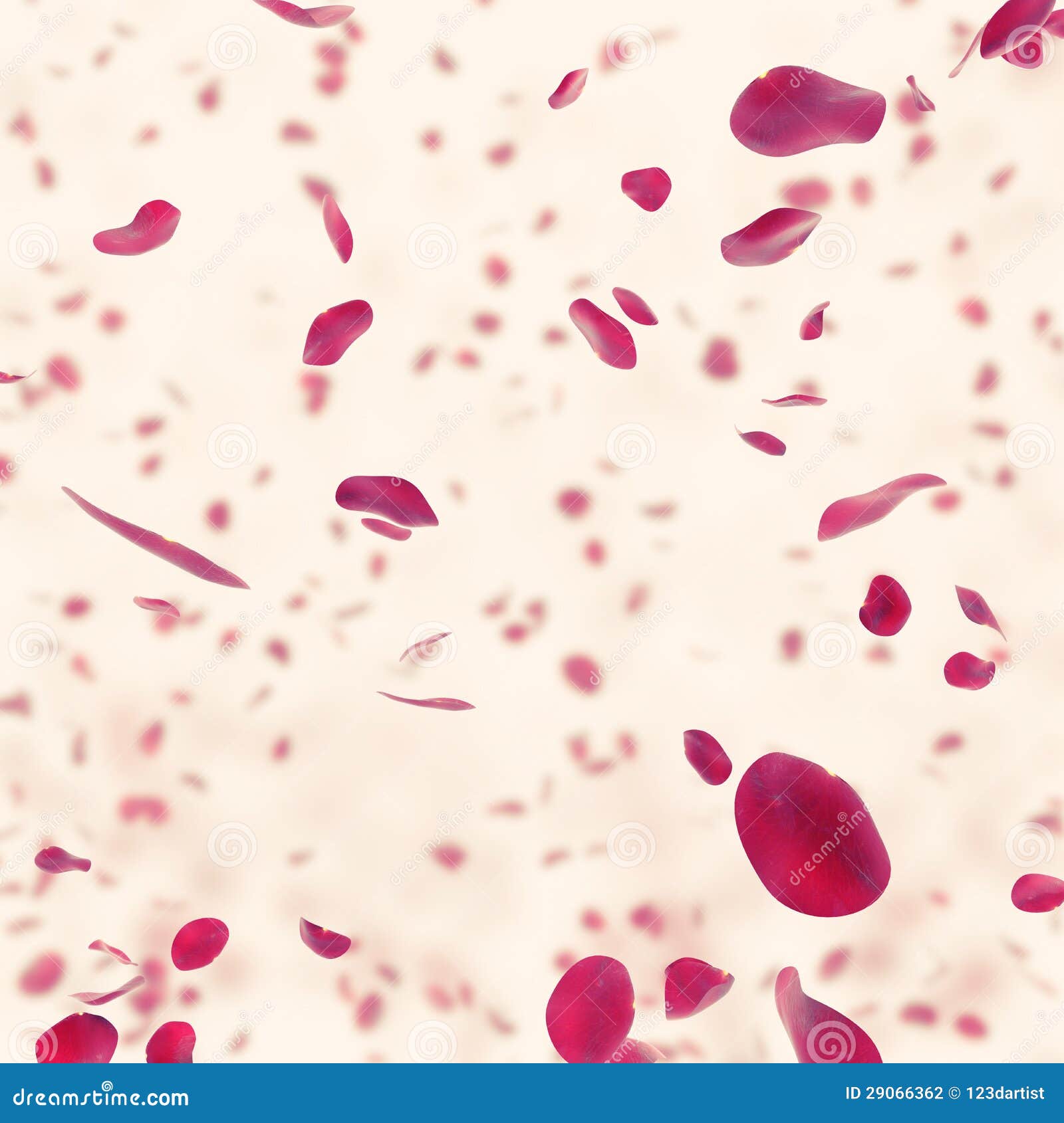 Falling Rose Petals Retro Background Stock Photo - Image of background,  particles: 29066362