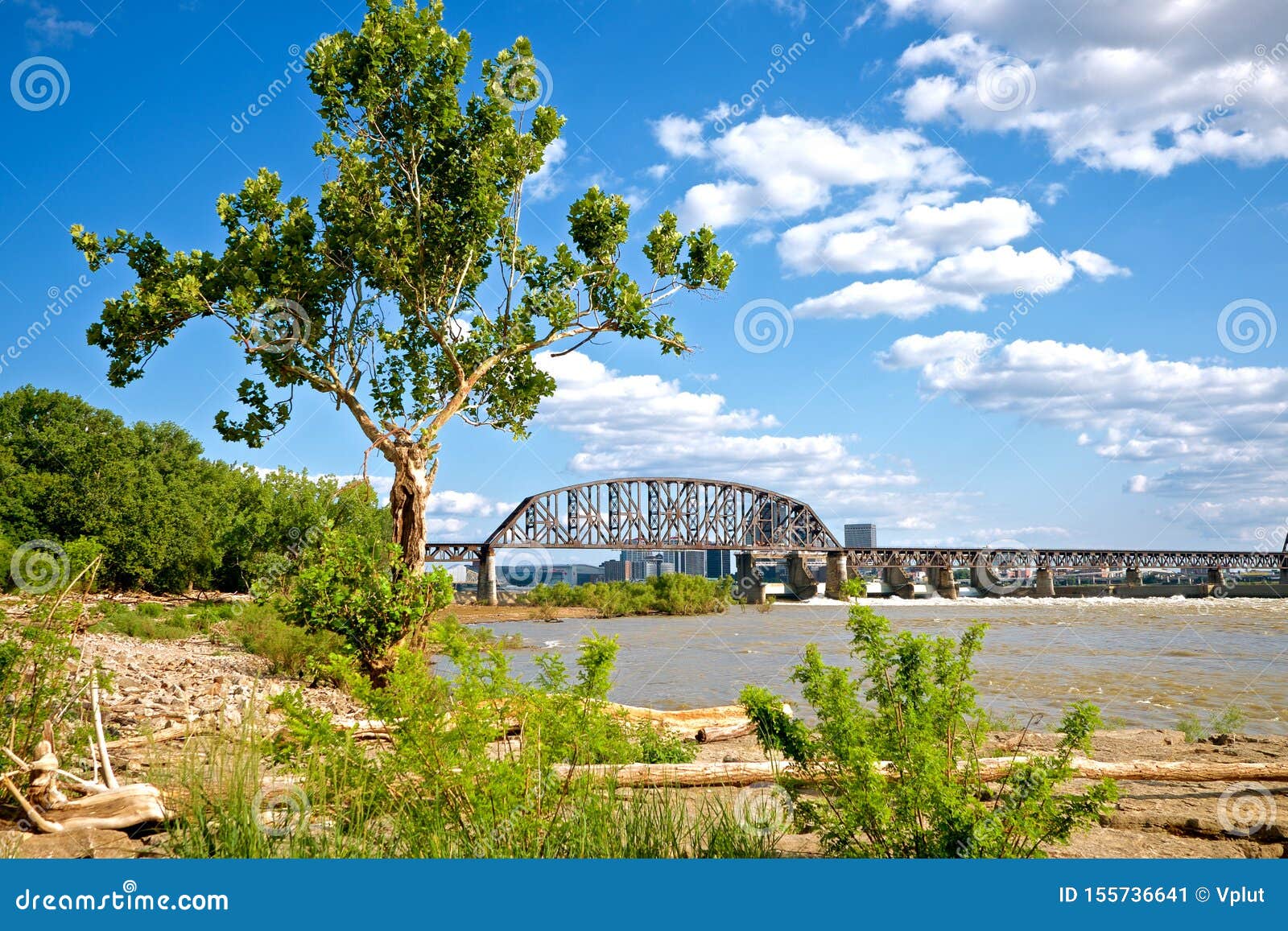 Falls Of The Ohio State Park, Louisville, Kentucky, USA Stock Image - Image of lewis, clark ...