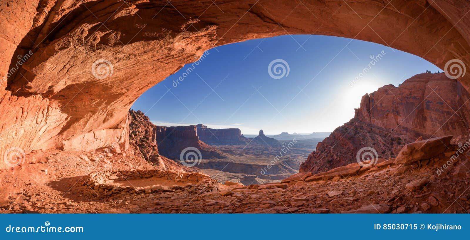 False Kiva Indian Ruin in, Canyonlands National Park, Utah