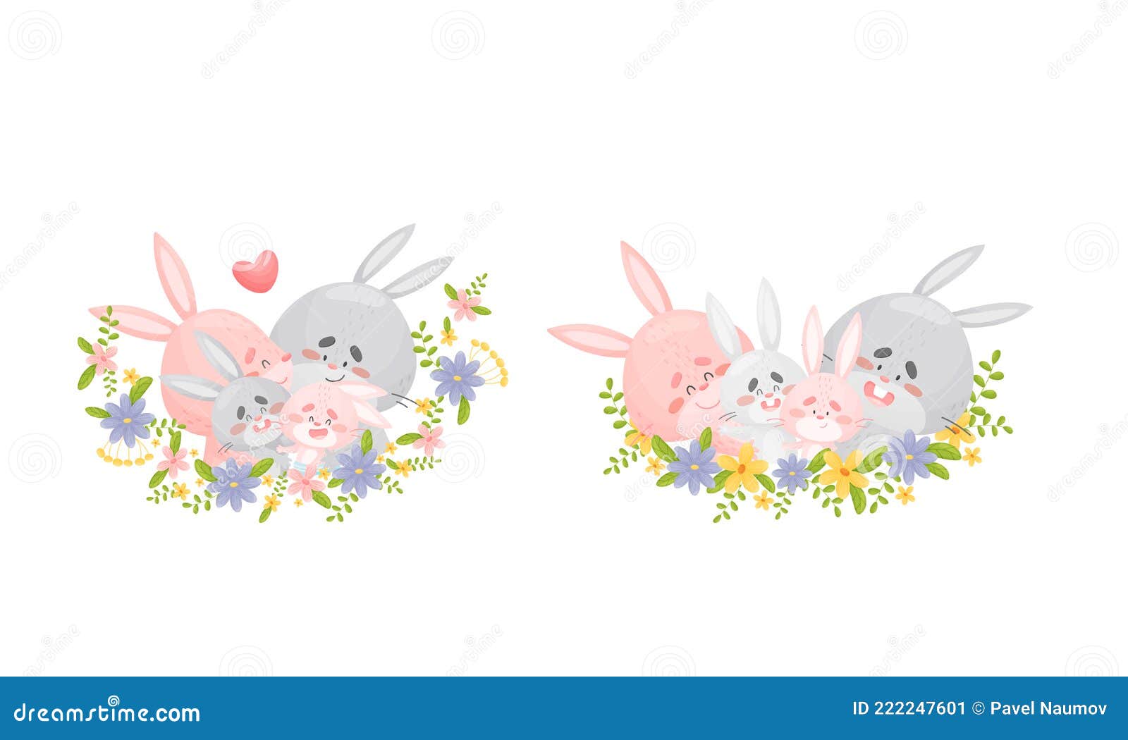 Familia De Conejos Con Madre Conejita Y Papá Abrazando a Su Cachorro Sentado En Un Arreglo Floral Conjunto Vectorial Ilustración del Vector - Ilustración de padre, animal: 222247601 Familia De Conejos Con Madre Conejita Y Papá Abrazando a Su Cachorro Sentado En Un Arreglo Floral Conjunto Vectorial Ilustración del Vector - Ilustración de padre, animal: 222247601
