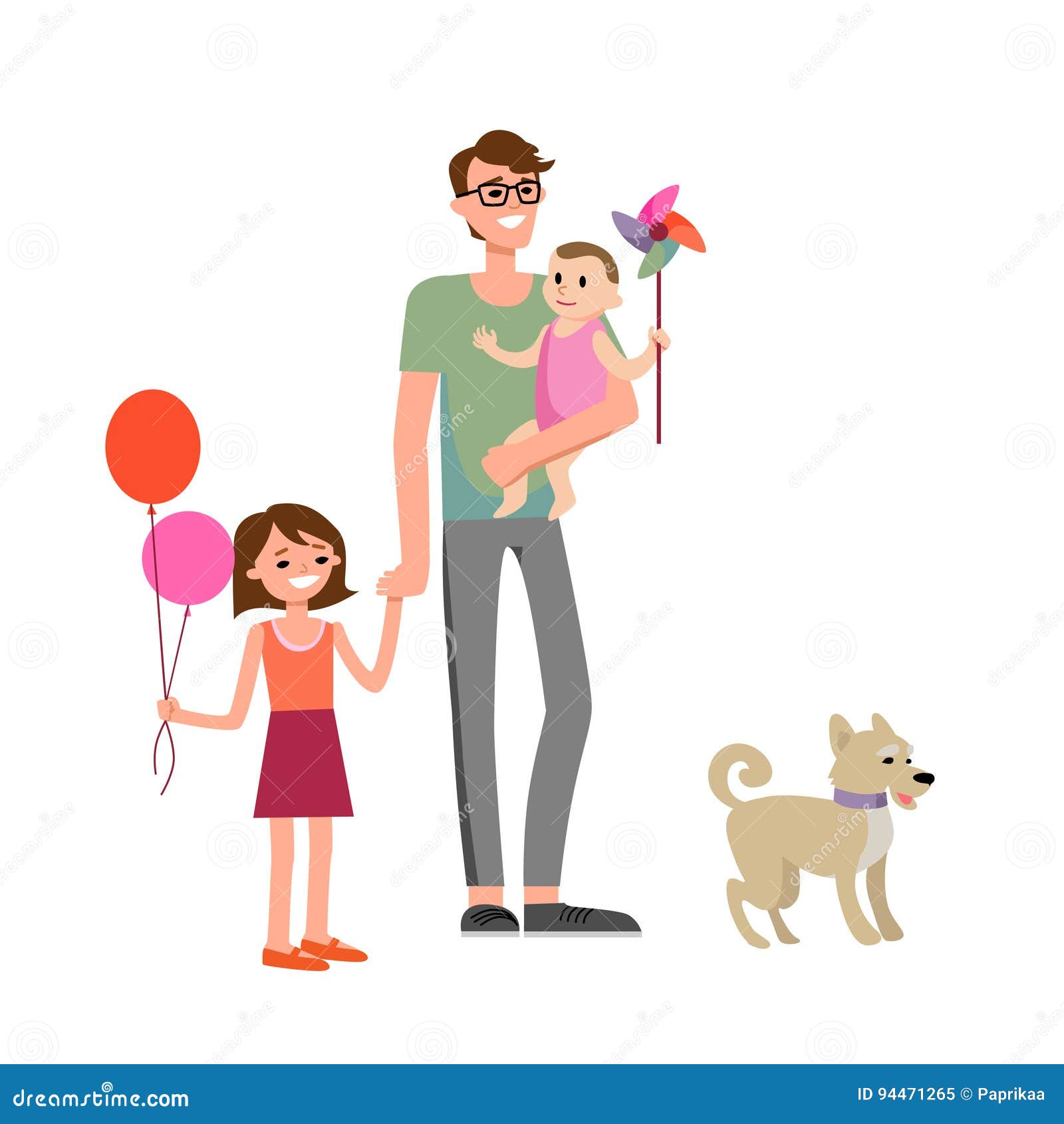 Familia Feliz Del Día De Padres Ilustración del Vector - Ilustración de gente, vacaciones: 94471265 Familia Feliz Del Día De Padres Ilustración del Vector - Ilustración de gente, vacaciones: 94471265