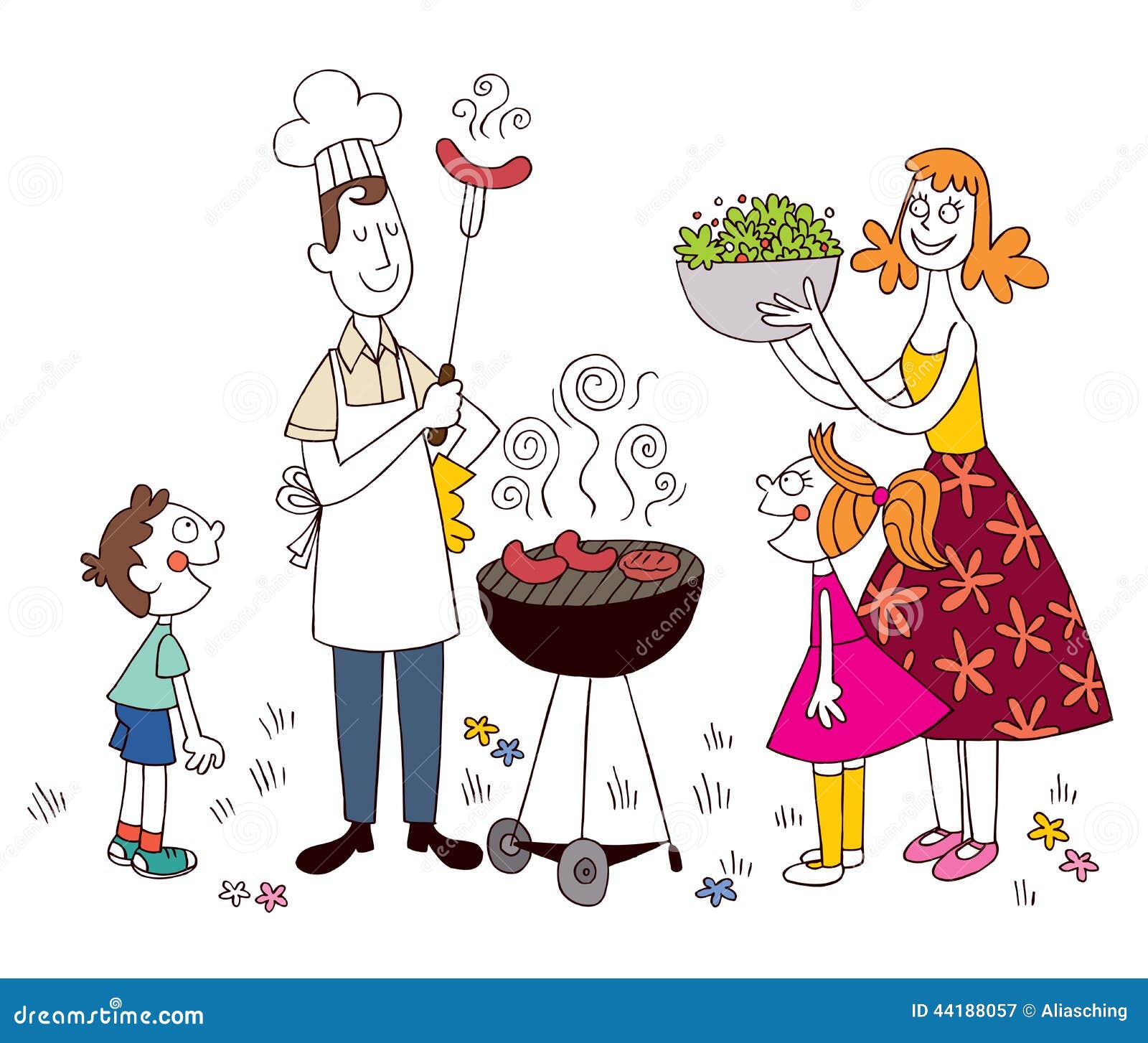 family barbecue clipart - photo #7