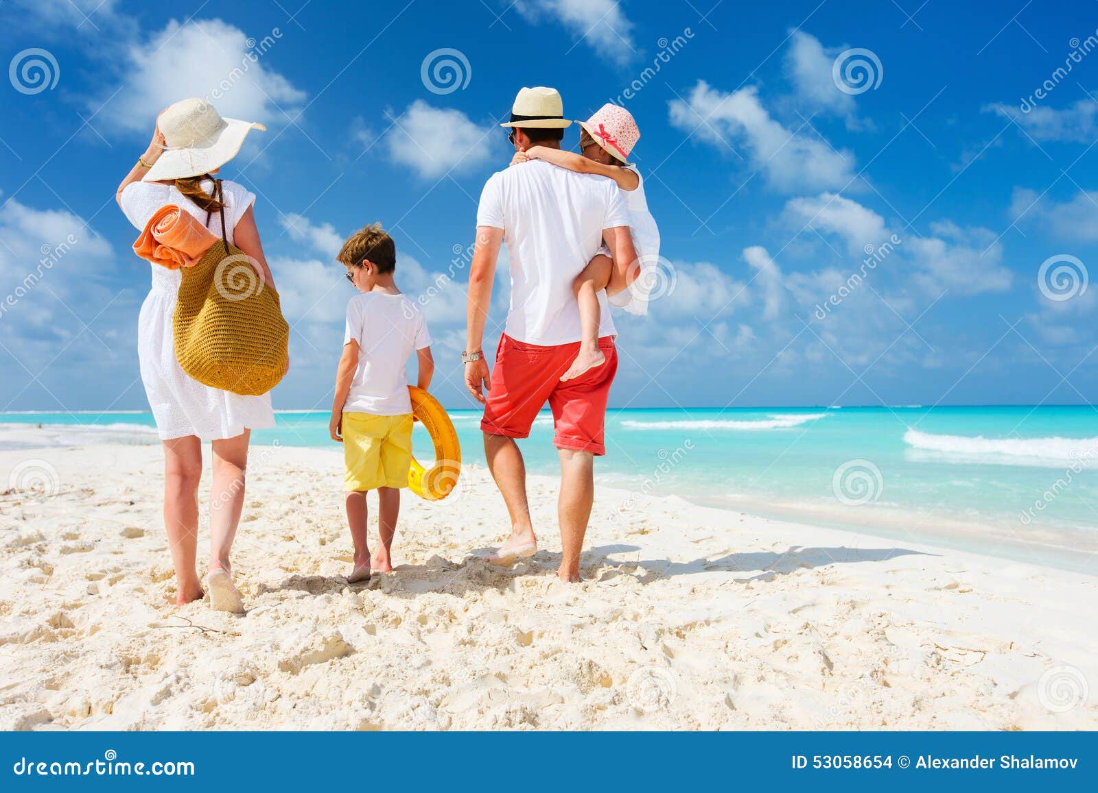 family beach vacation