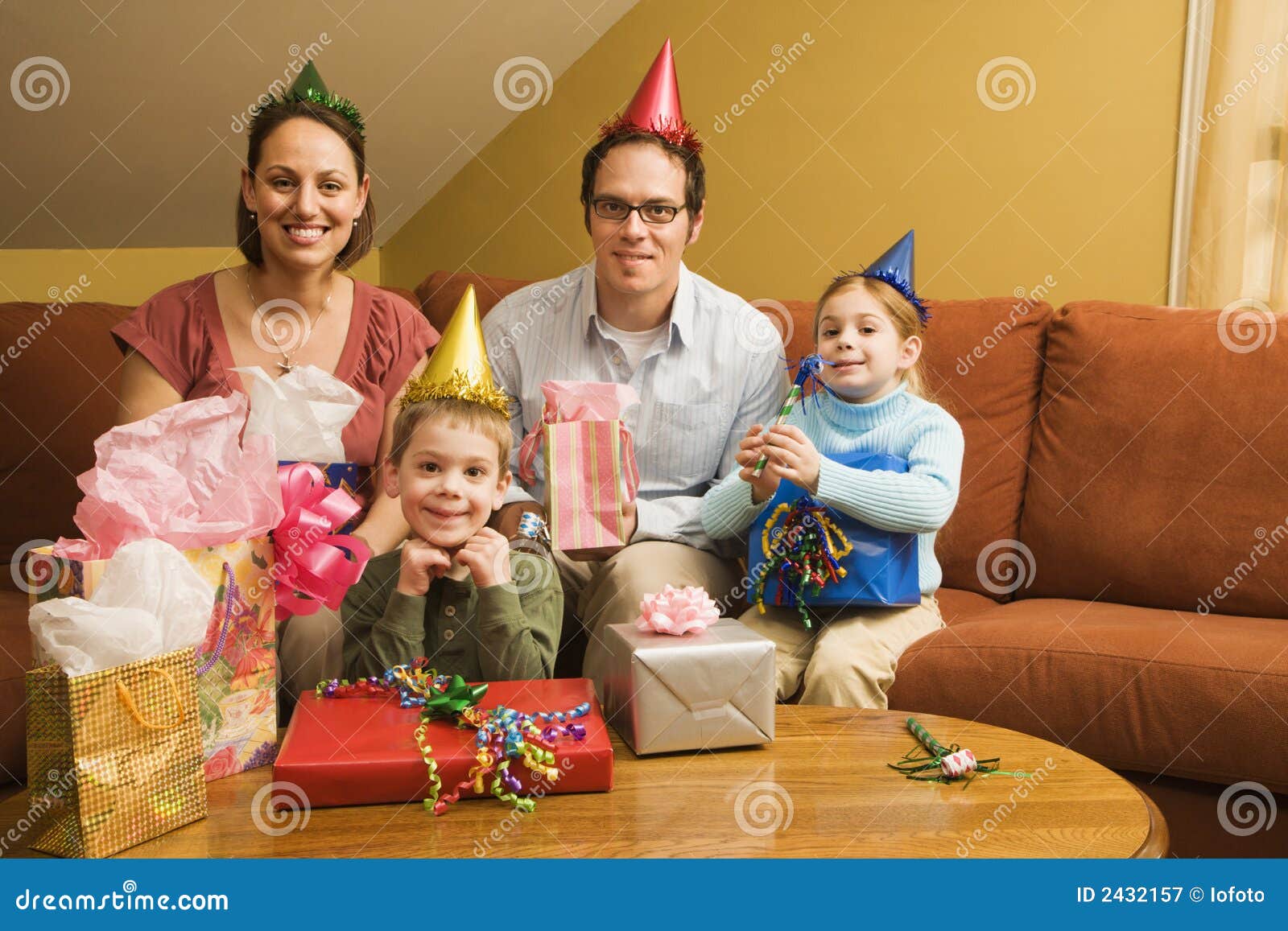 Family Birthday Party. Royalty Free Stock Photography - Image: 2432157