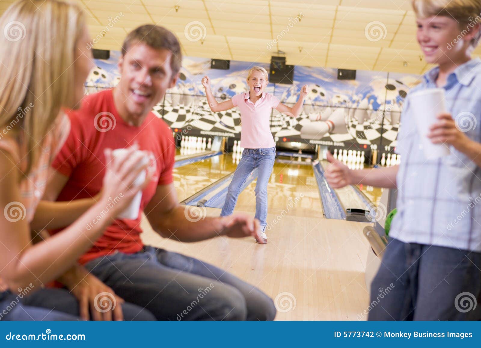family bowling alley
