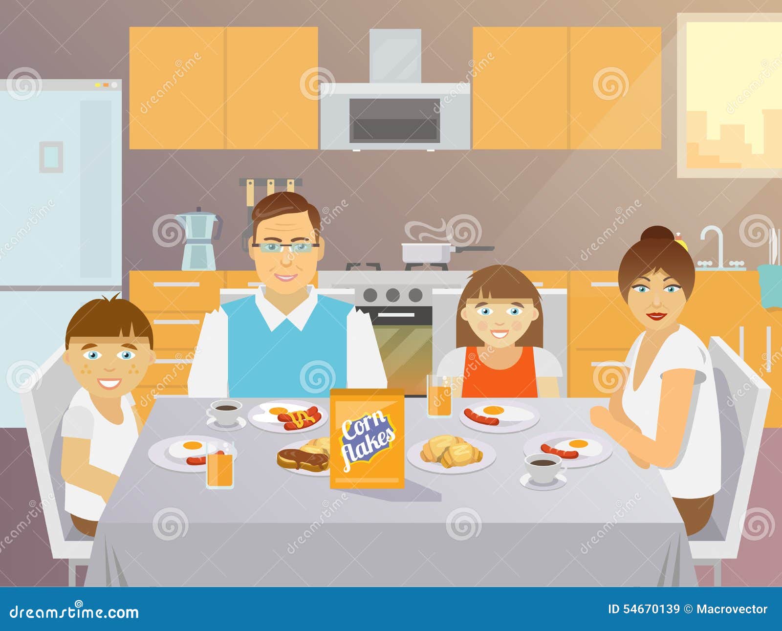 family breakfast clipart - photo #22